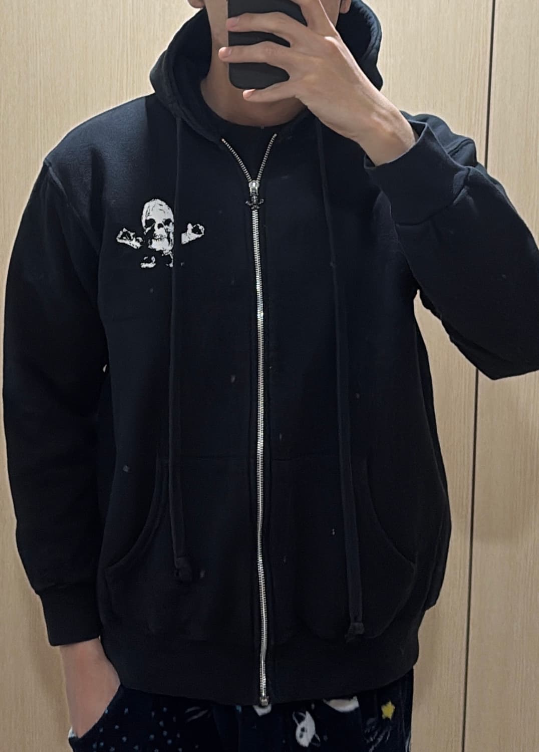 [L]크롬하츠 포티 스켈레톤 후드집업 상품이미지7