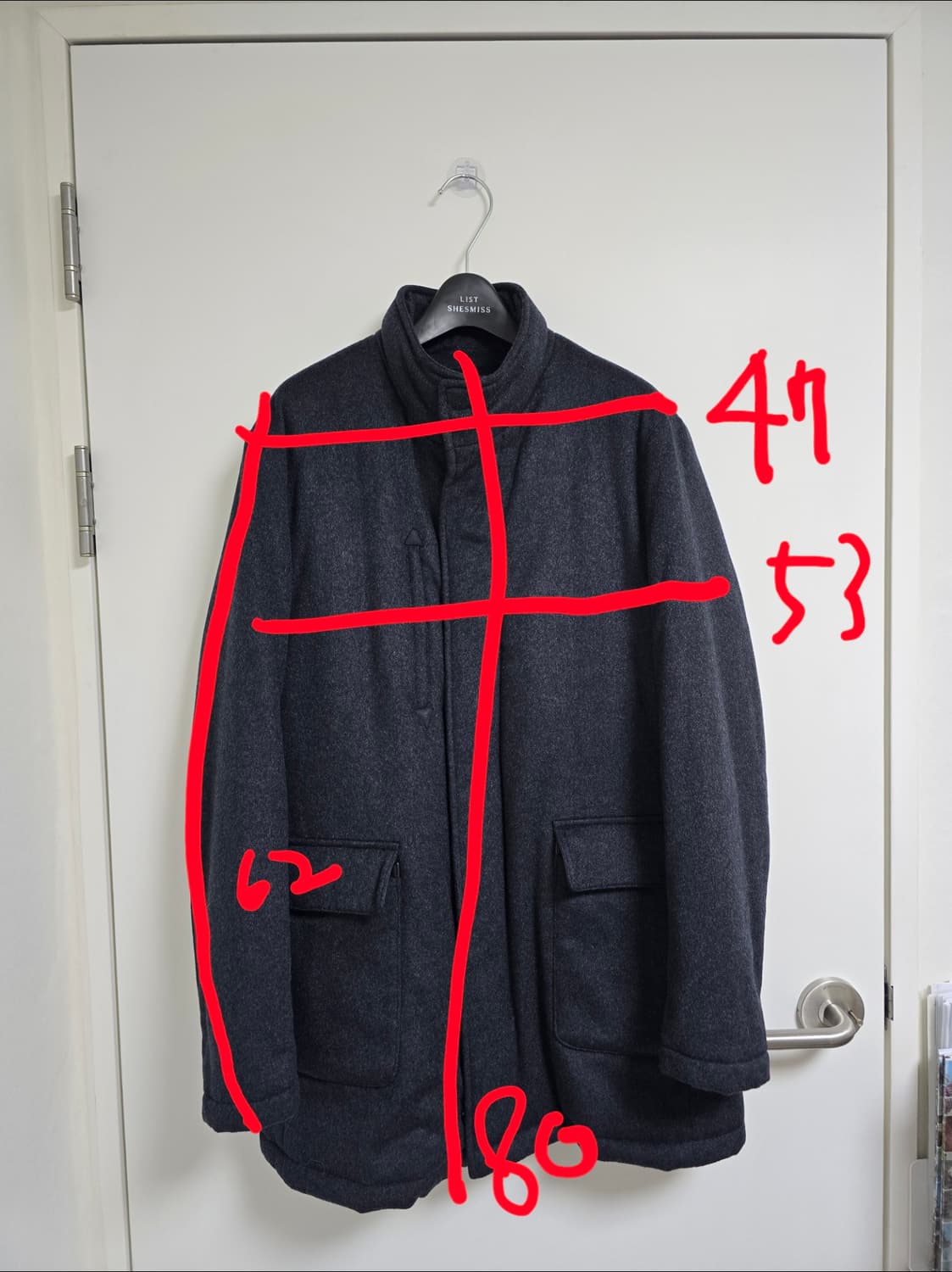 빨질레리 PAL ZILERI 캐시미어 100프로 코트 46사이즈 상품이미지2