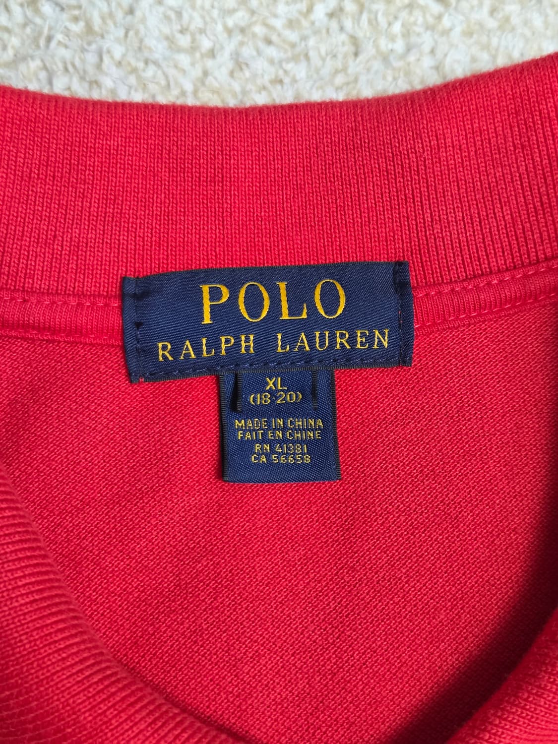 [폴로 랄프로렌] 코튼 메쉬 반팔 카라티 | S00031 상품이미지3