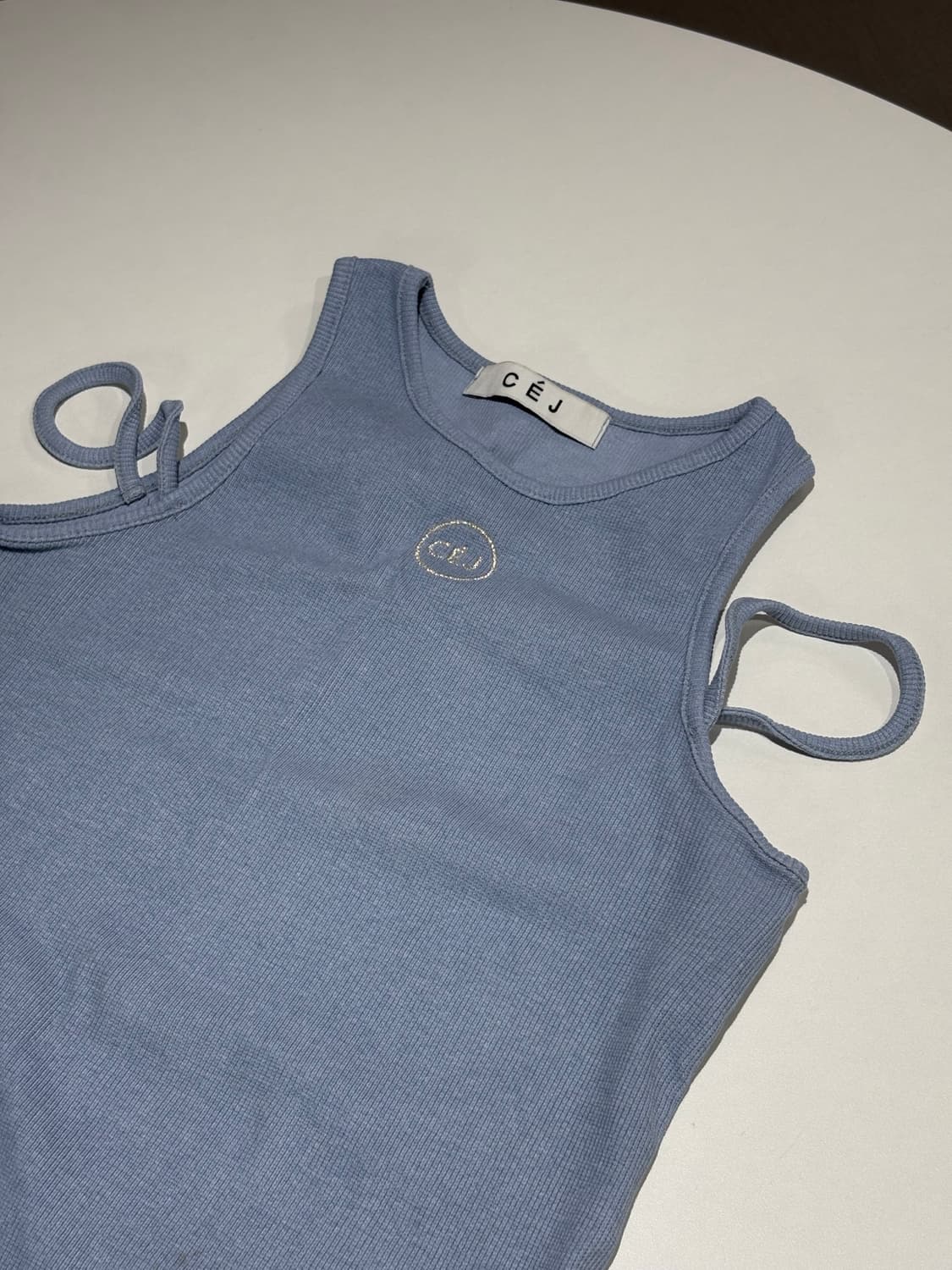 CEJ 하늘색 나시티 상품이미지2