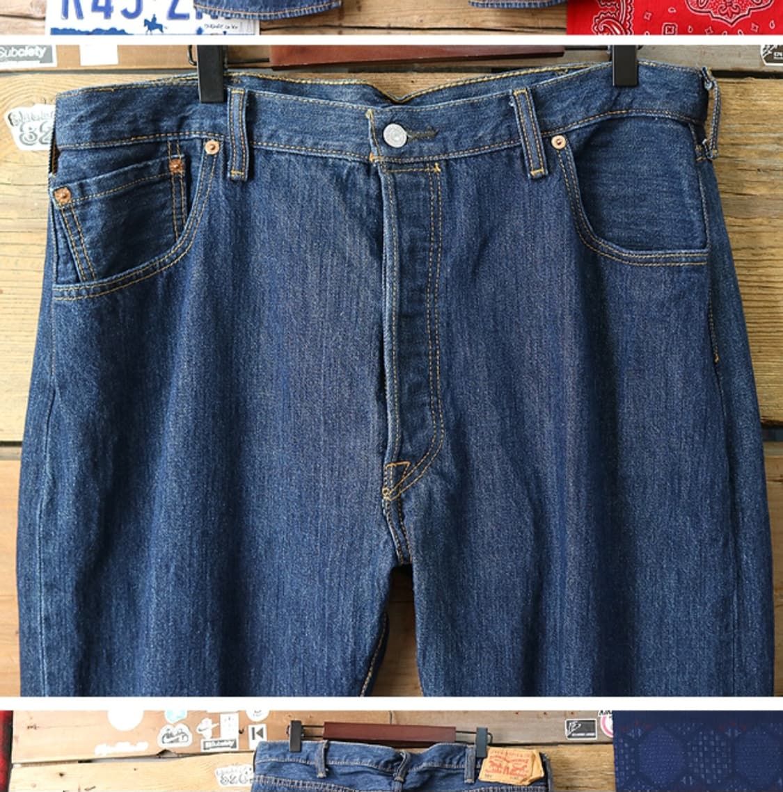 
LEVIS 리바이스 501 진청 데님
실측 36사이즈  상품이미지3