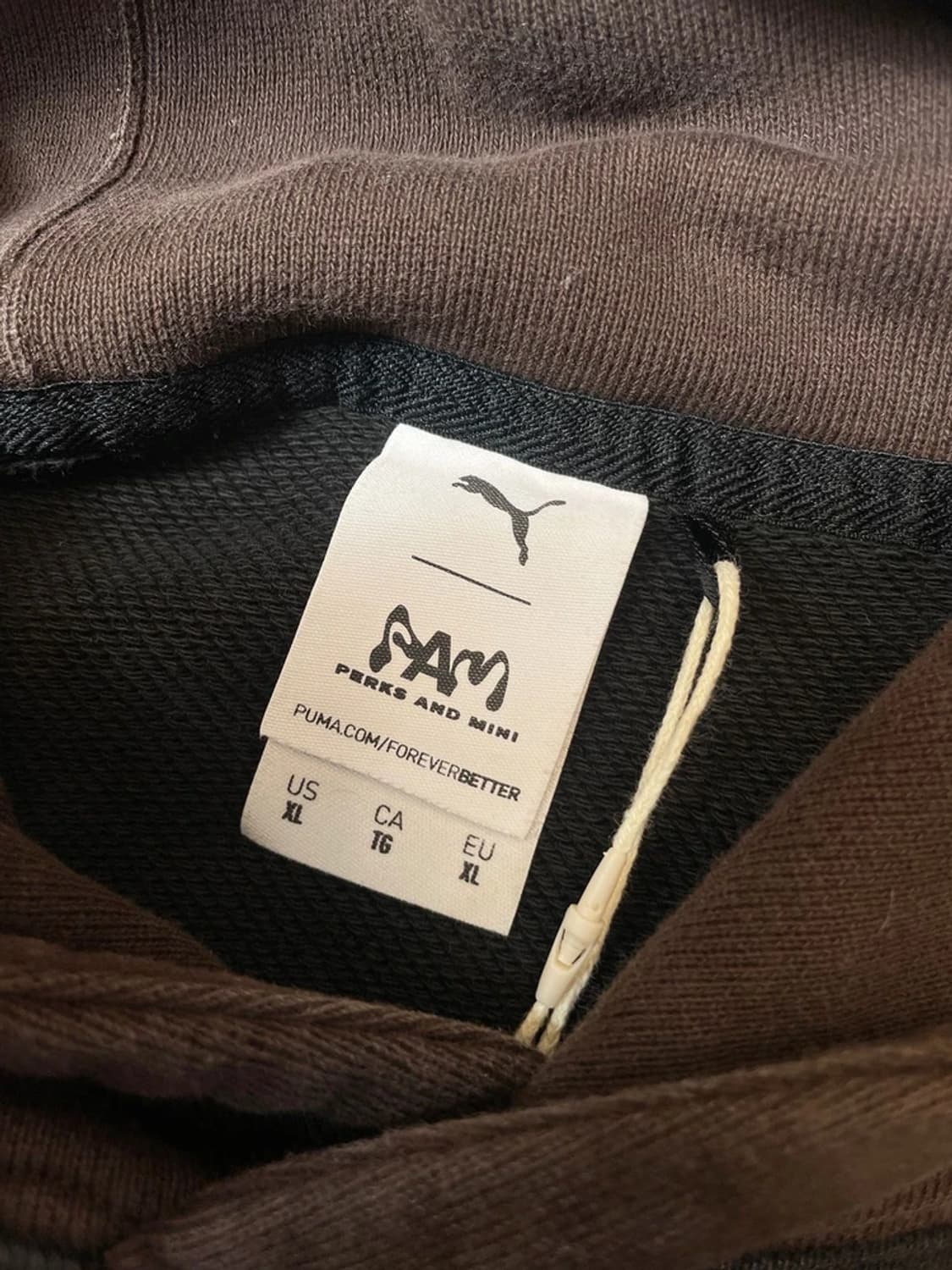 푸마x퍽스앤미니 플라워 그래픽 배색 후드티 PN9537 상품이미지5