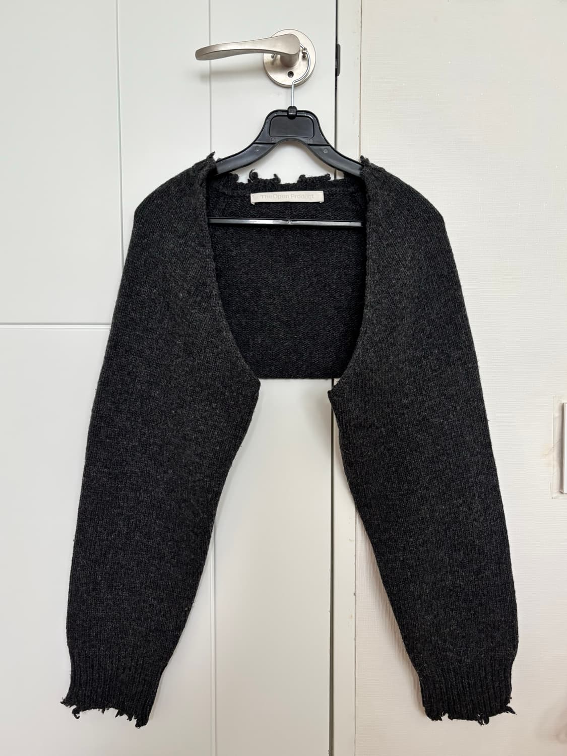 [더오픈프로덕트] 챠콜 볼레로 상품이미지2
