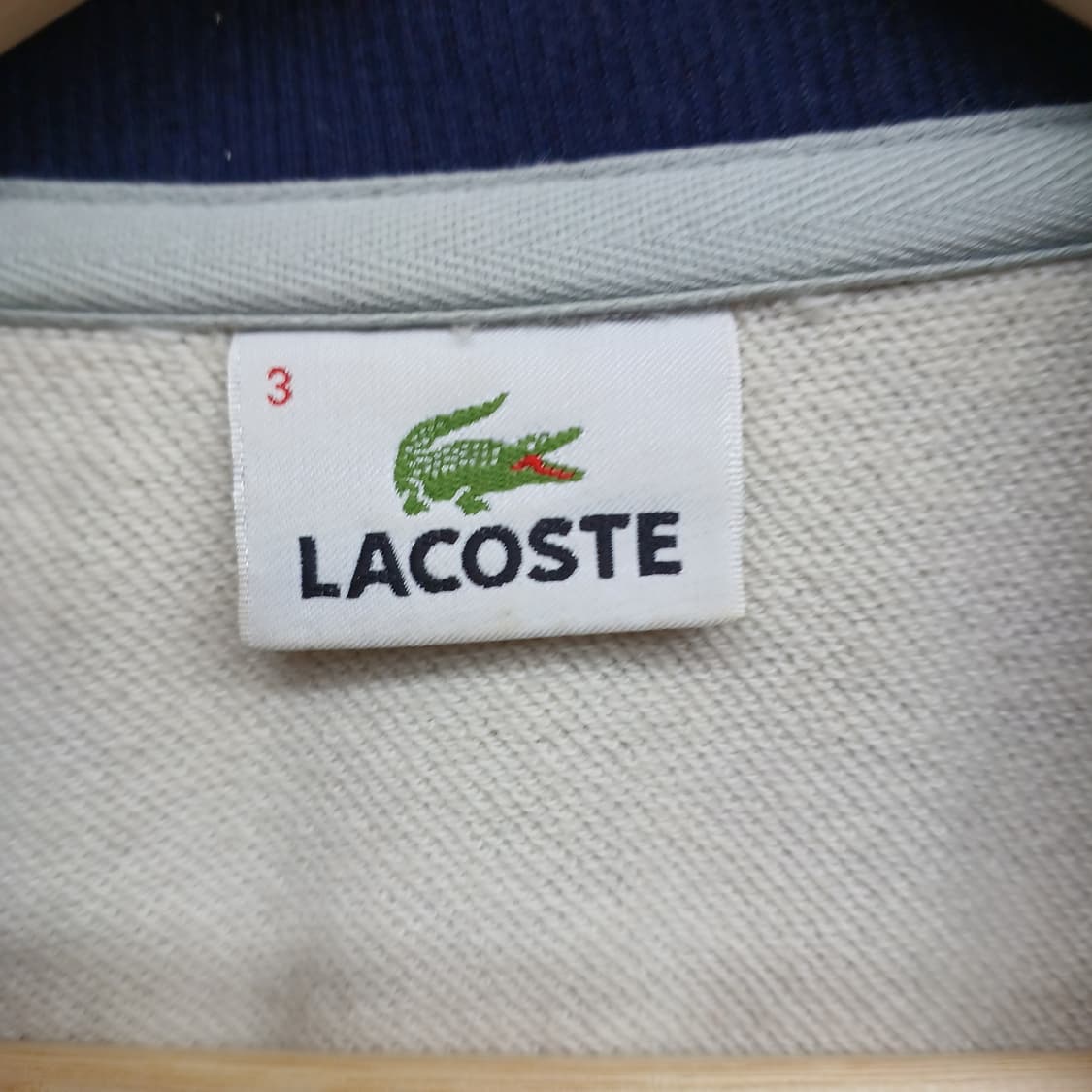 라코스테  하프넥 아웃라인 포인트 집업 M 상품이미지4
