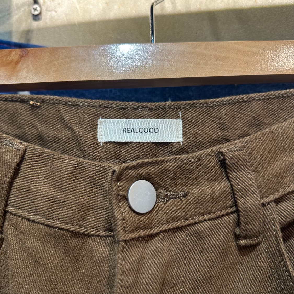 Realcoco 브라운팬츠 상품이미지3