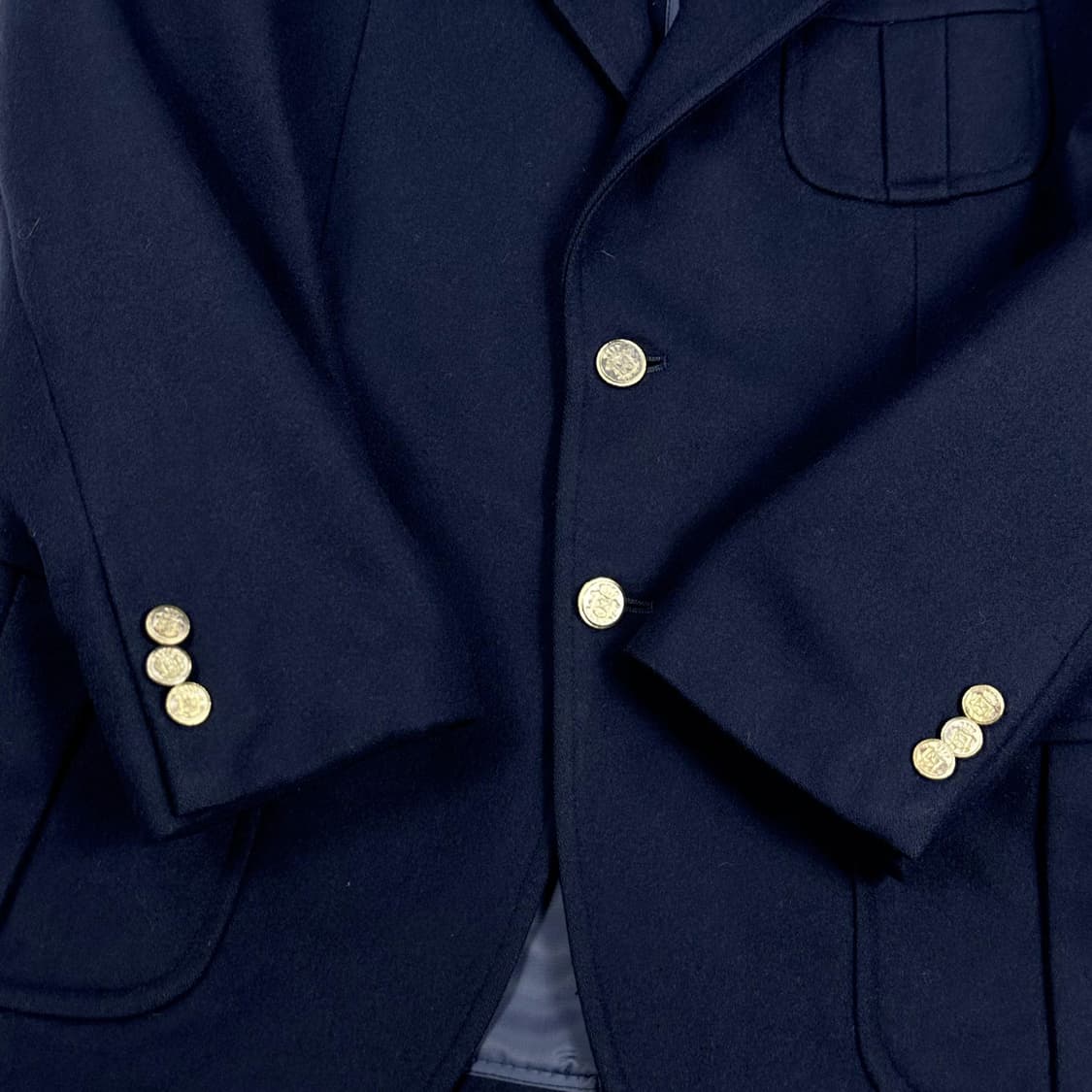 90s Mcgregor 맥그리거 울 블레이져 다크 네이비 M  상품이미지4