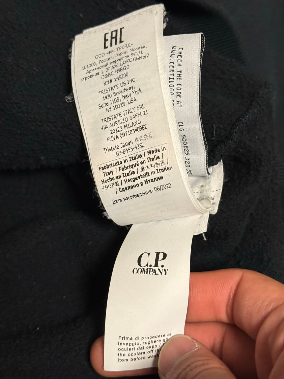 CP Company 팔라스 22Fw 고글 후드 상품이미지7