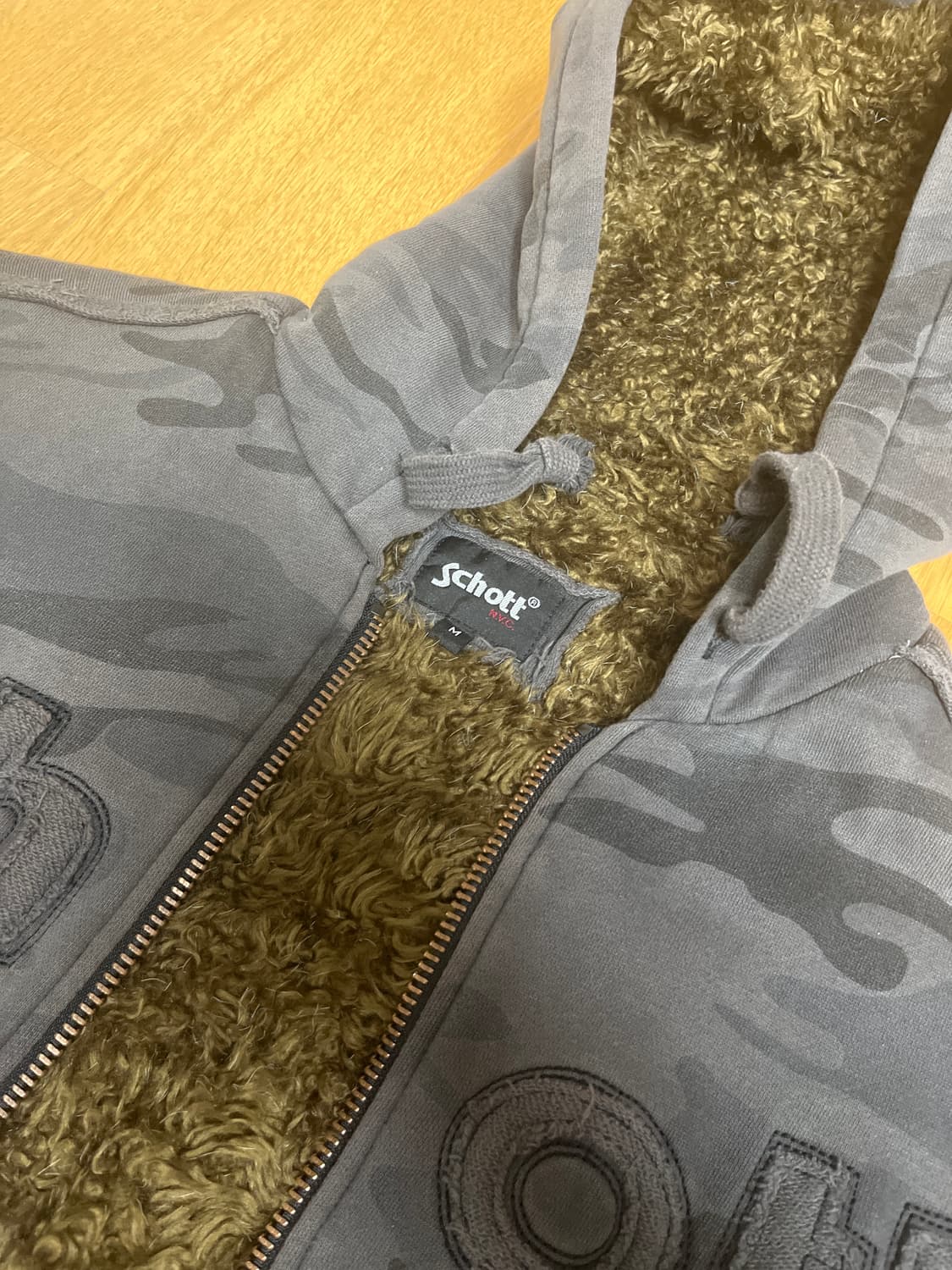 Schott 밀리터리 후드 집업  상품이미지2