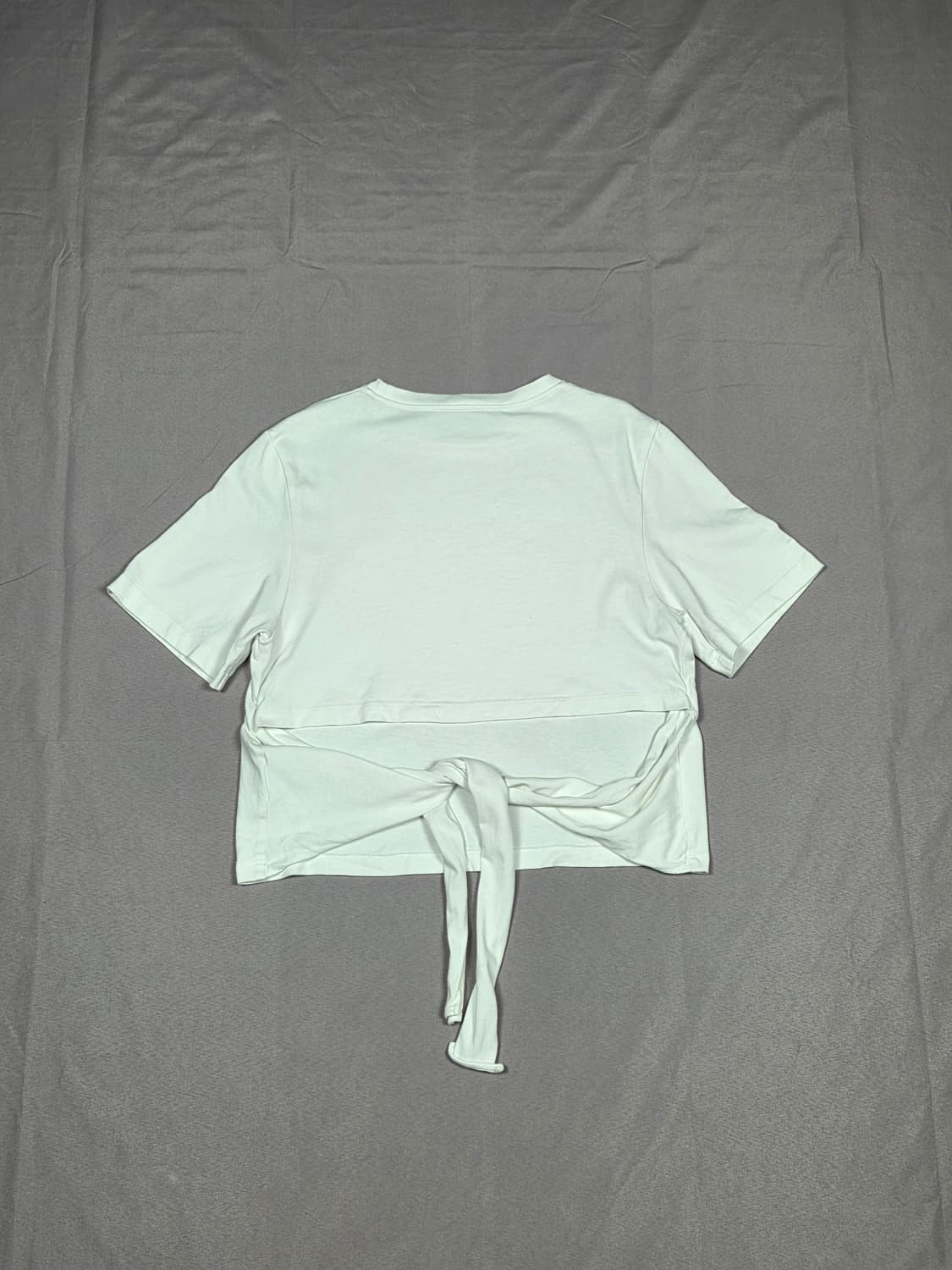 [COS] 백 타이 디테일 코튼 반팔 티셔츠 | S00100 상품이미지7