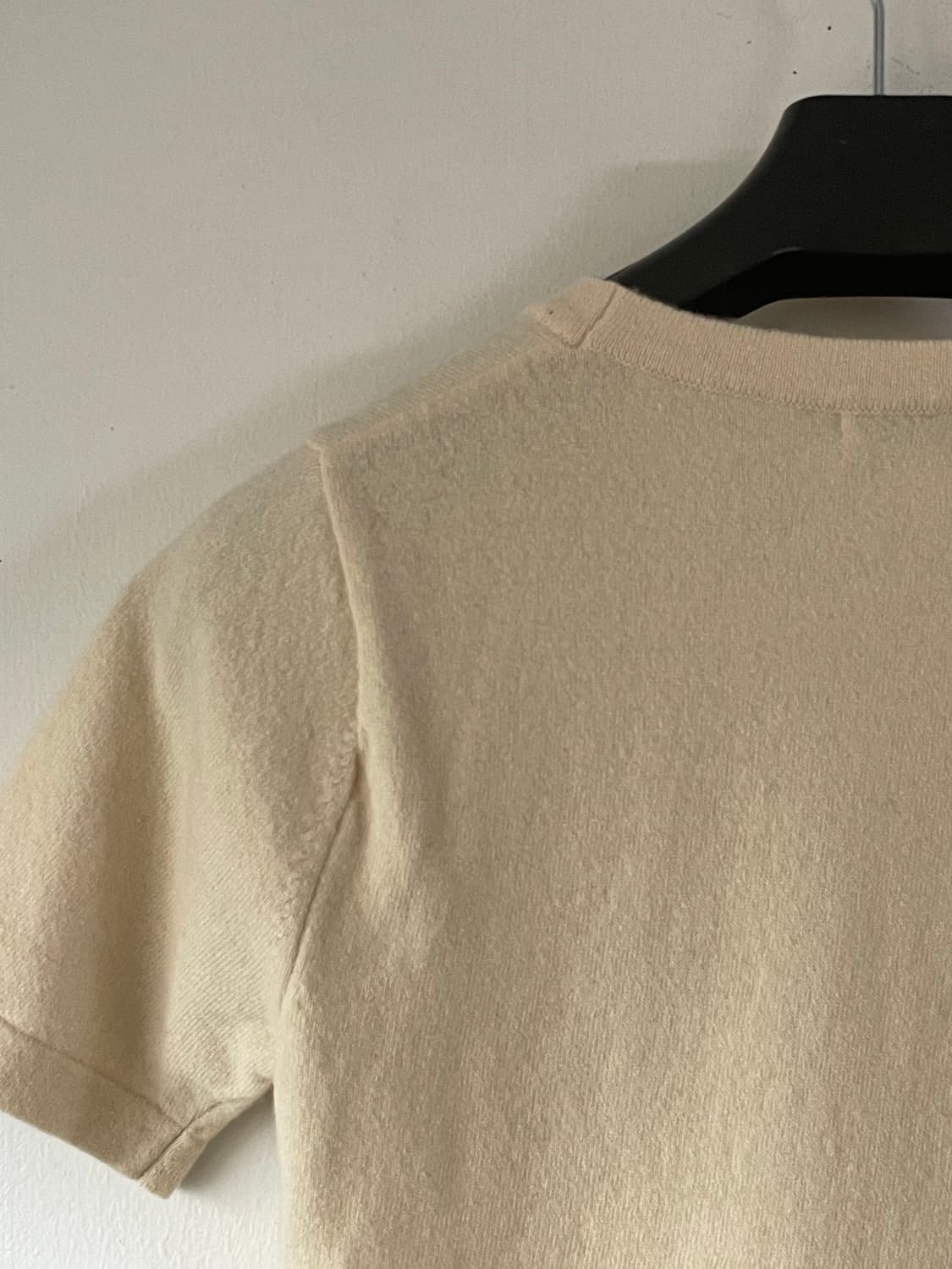 시엔느 울 라운드 크림 니트 새상품 상품이미지7