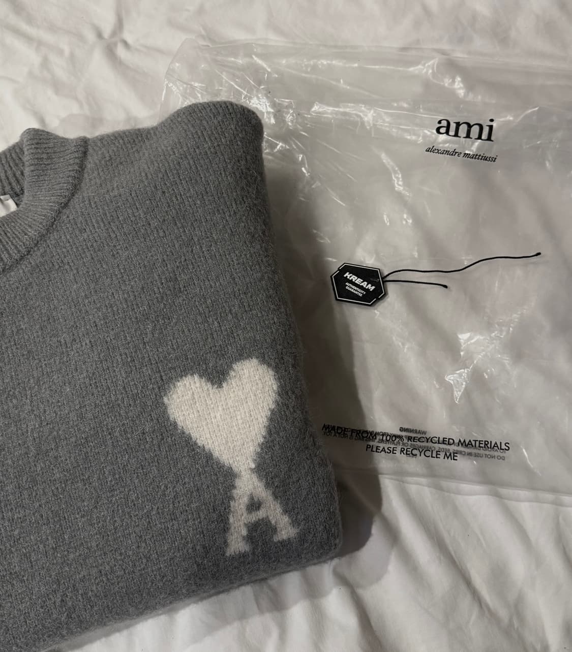 (새상품)아미 빅로고 니트 M 상품이미지1