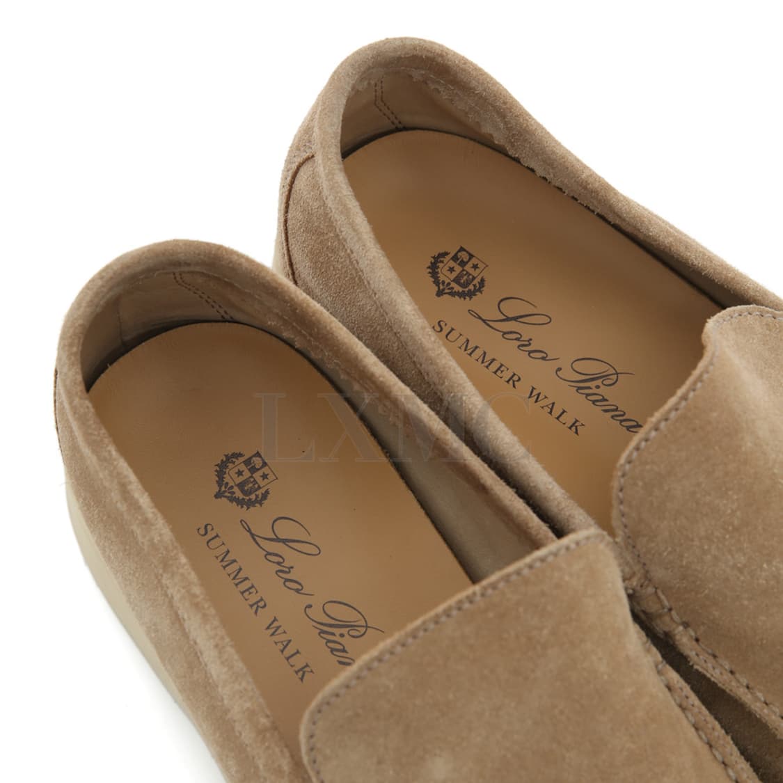 로로피아나 썸머워크 로퍼 스웨이드 라이트 우드스모크 FAE8124 상품이미지5