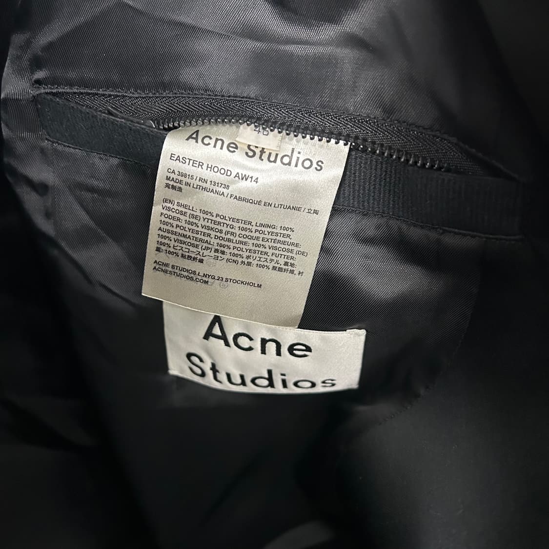 아크네 스튜디오 이스터 후드 쉘 파카 상품이미지8