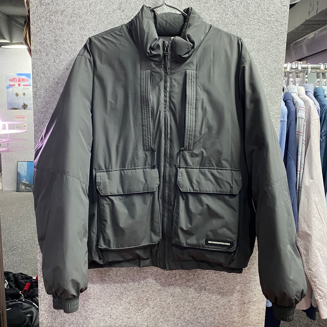 세컨모놀로그 덕다운 멀티포켓 패딩 B3456 상품이미지2