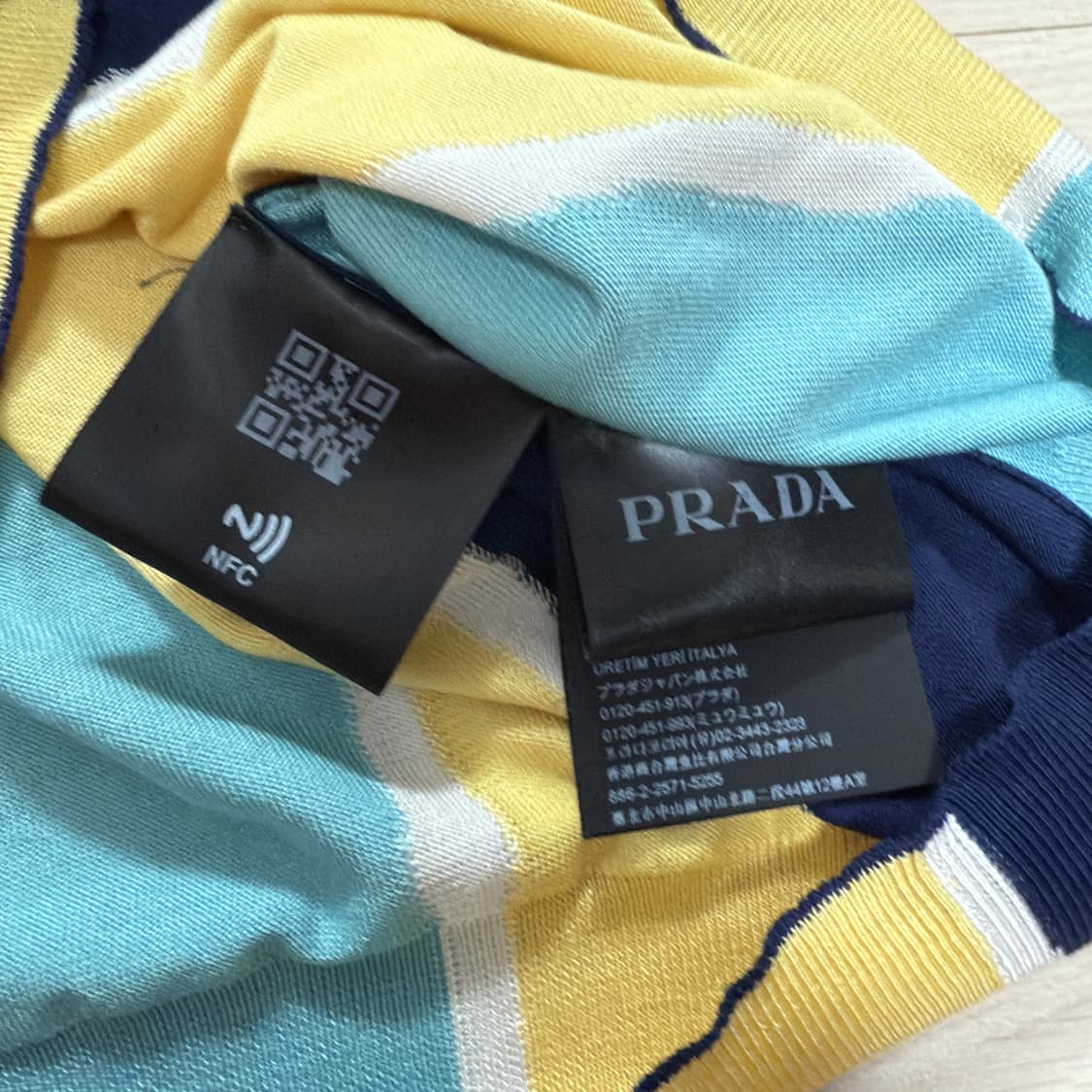PRADA 프라다 실크 피케(폴로) 반팔 셔츠 상품이미지4