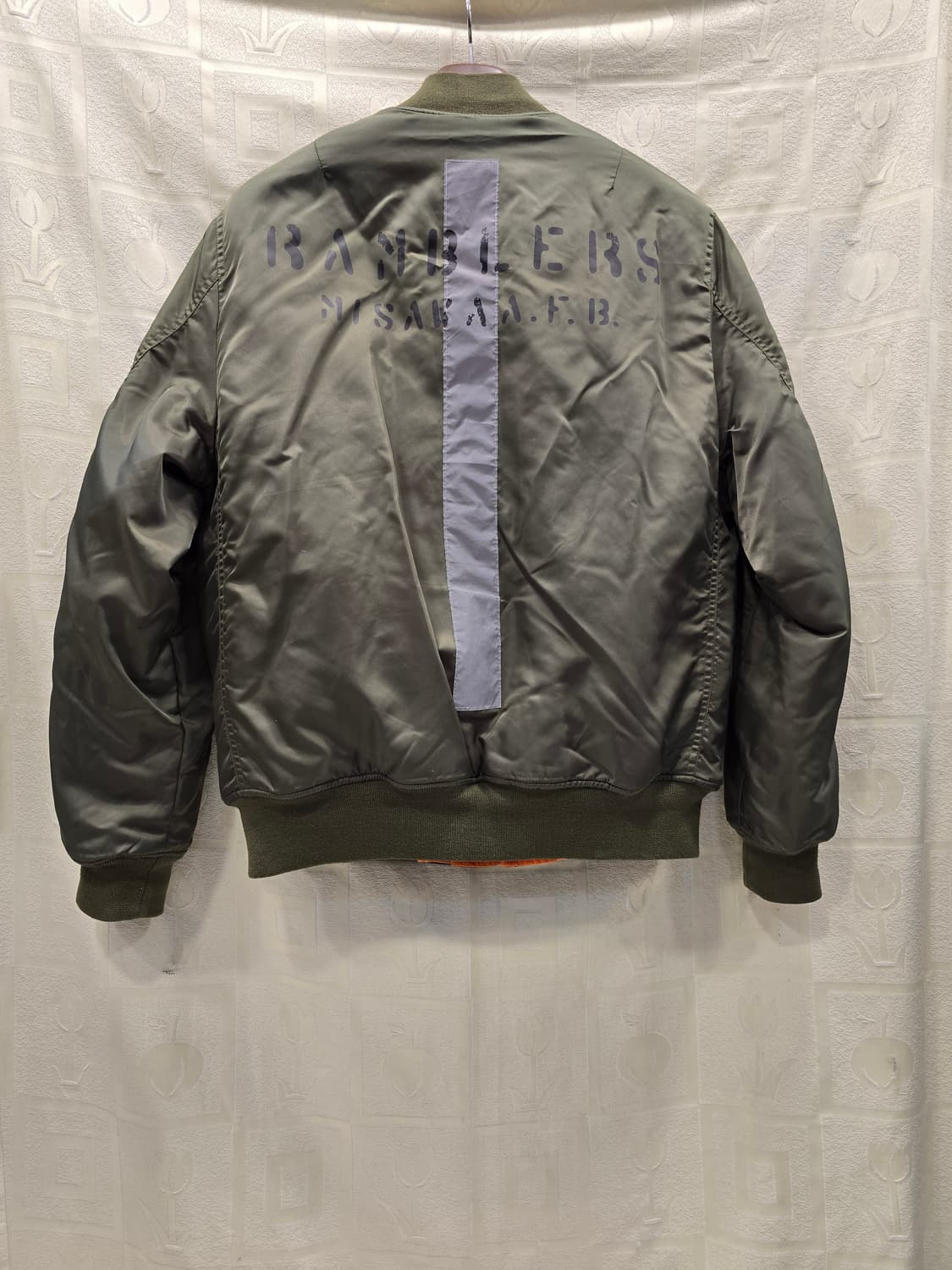 젠틀 ma-1 항공 점퍼 패딩점퍼 카키색 100 상품이미지5