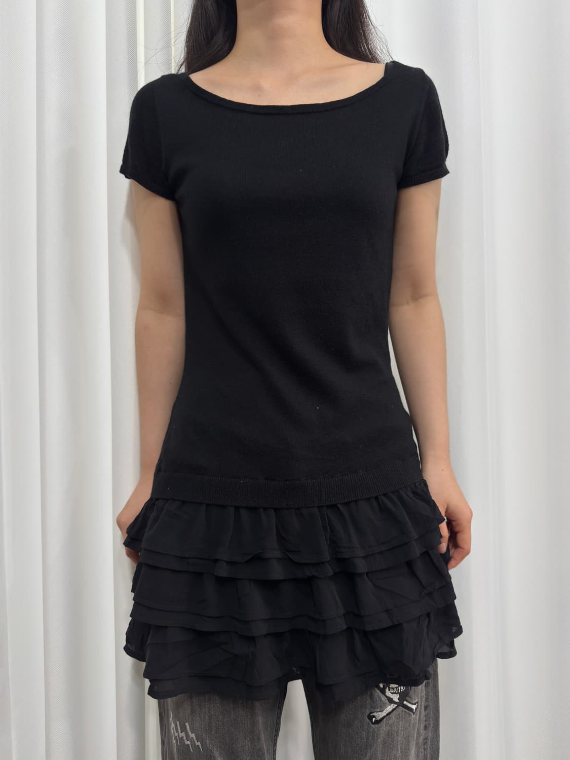 theory layered knit top 상품이미지1