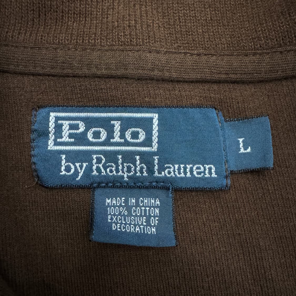 폴로 포니 브라운 아노락 반집업 니트  상품이미지4