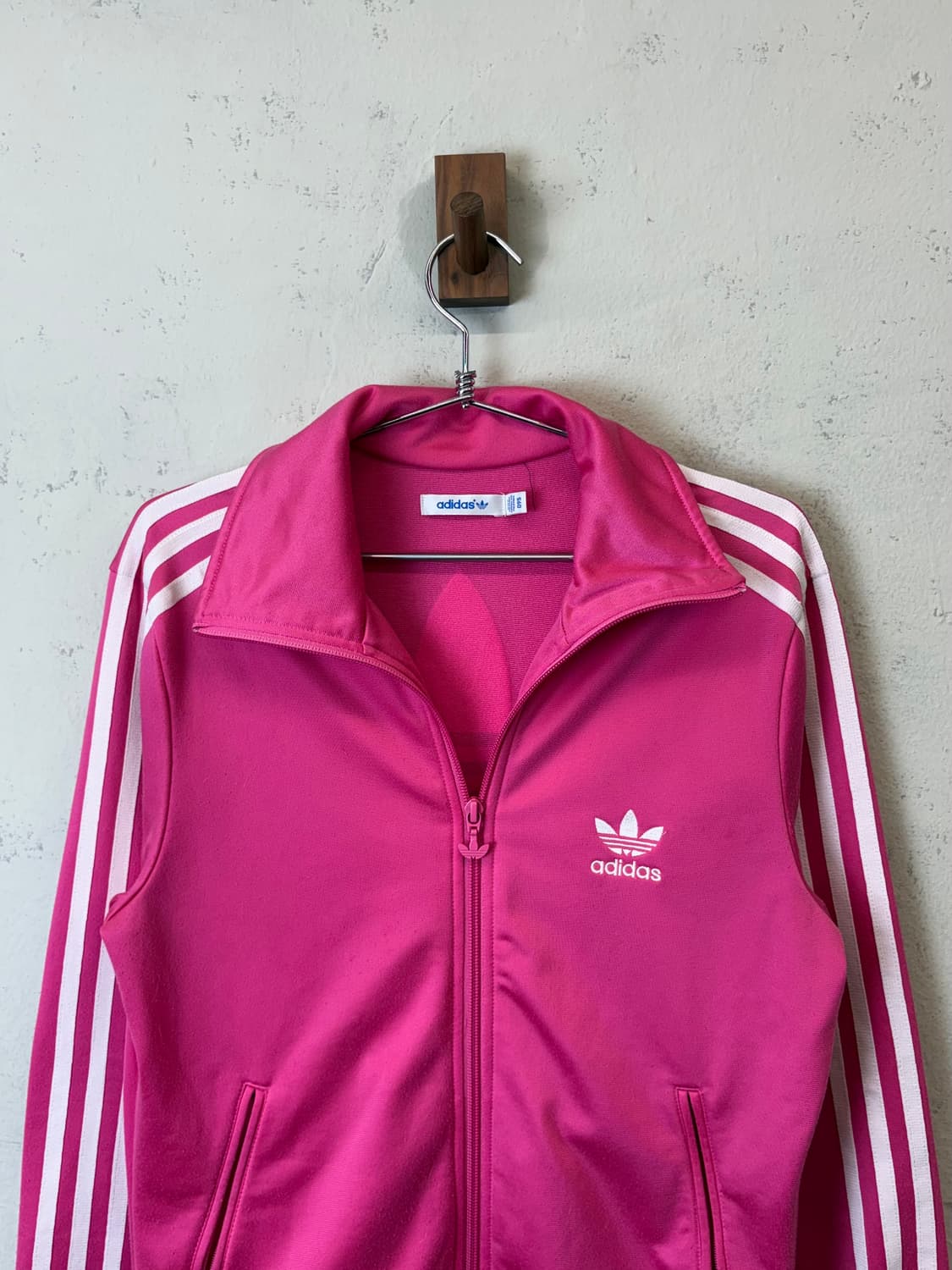 아디다스 빈티지 파이어버드 삼선 트랙탑 져지 핑크 상품이미지3