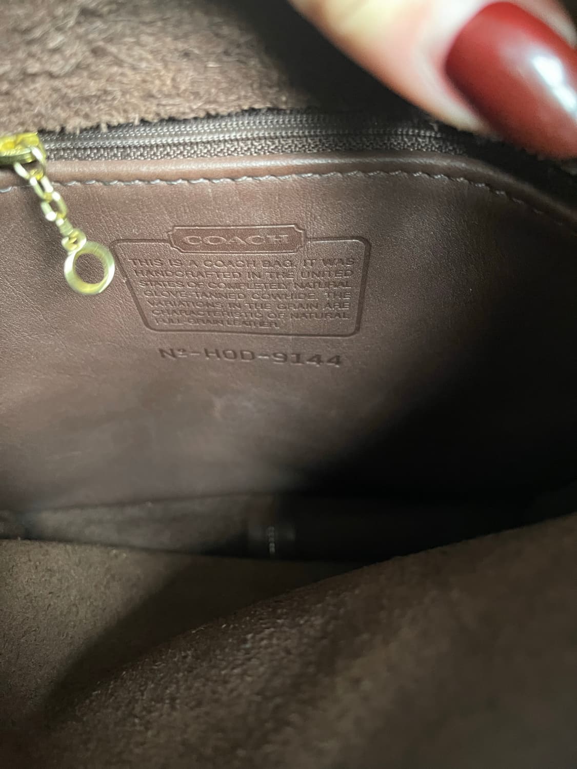 올드코치 빈티지 코치 브라운 가죽 크로스백 상품이미지4