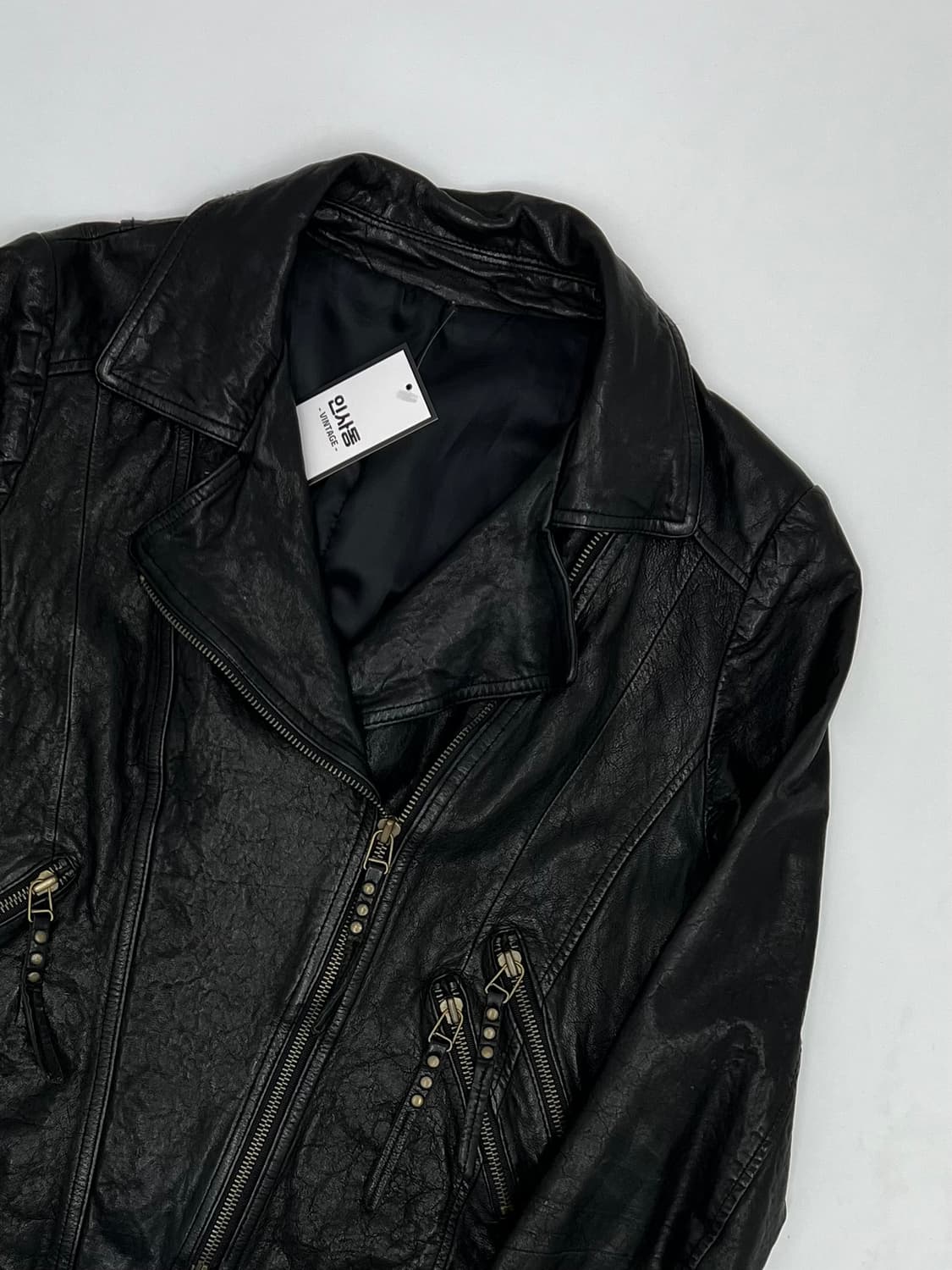 빈티지 램스킨 레더자켓 상품이미지2