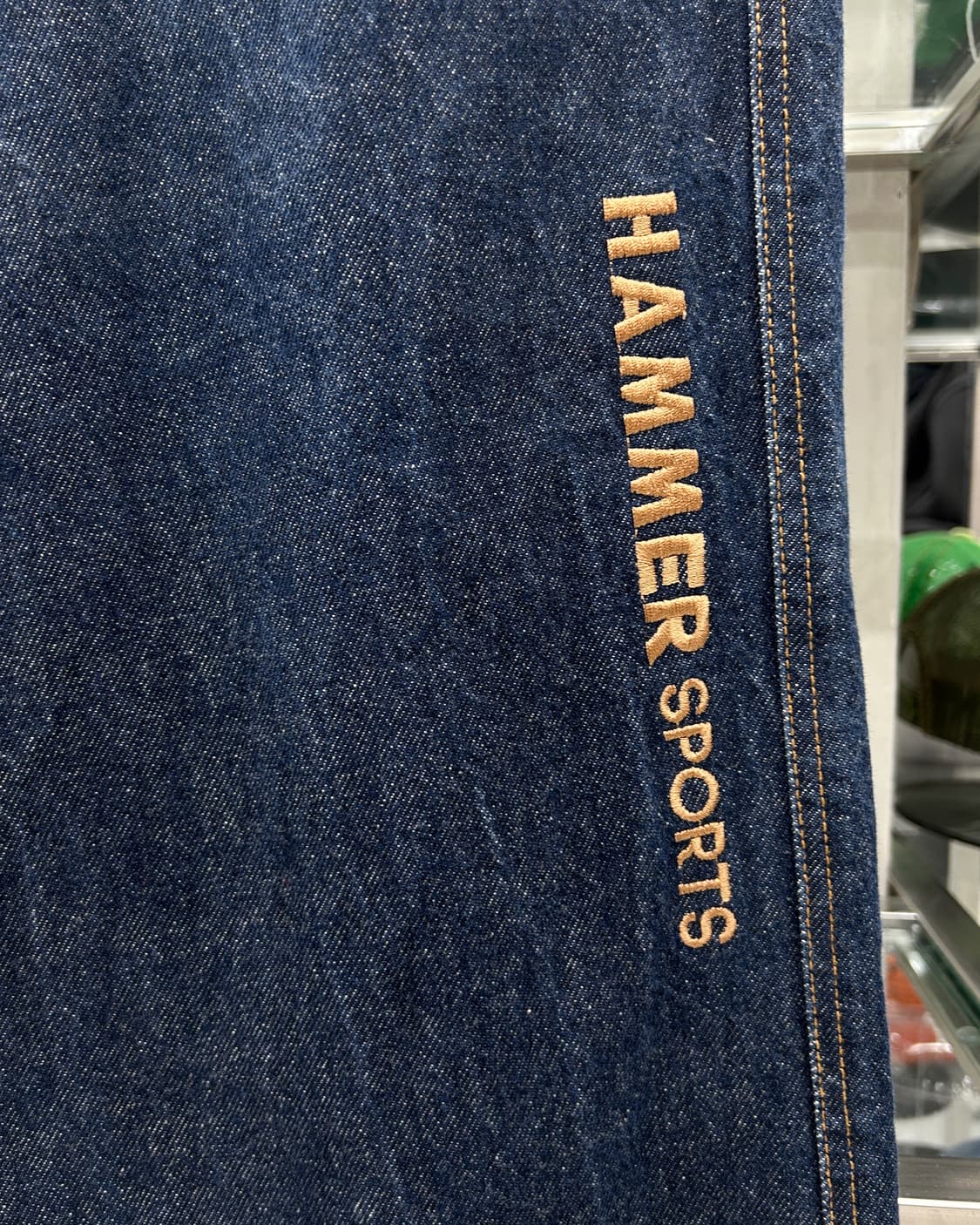 해머스포츠 인디고 와이드 데님 팬츠 상품이미지4