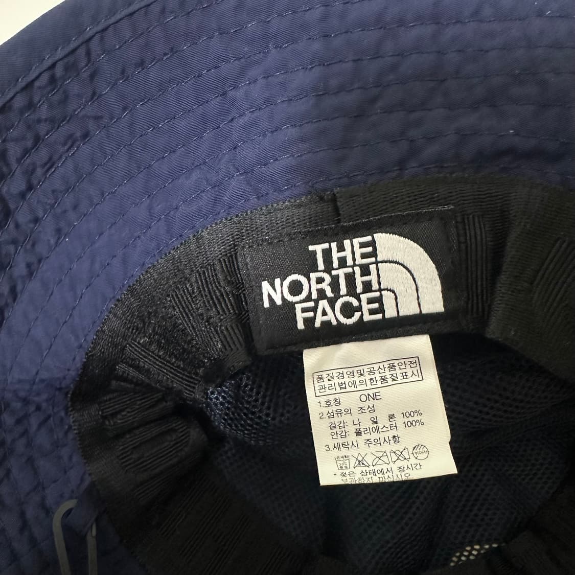 OS 노스페이스 키즈 네이비 나일론 버킷햇 상품이미지4