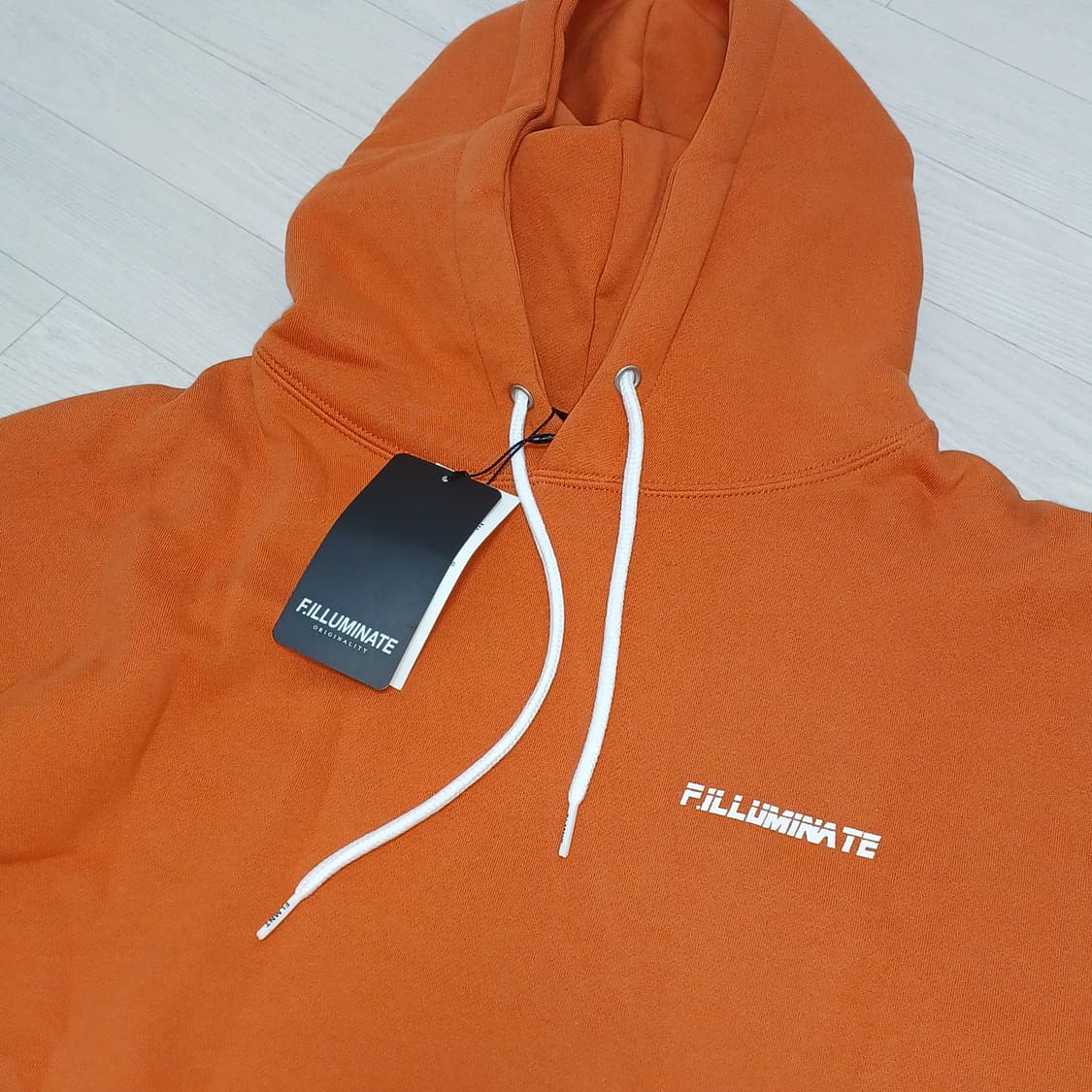 필루미네이트 유니섹스 오버핏 본넷 후디 로고 후드 상품이미지2