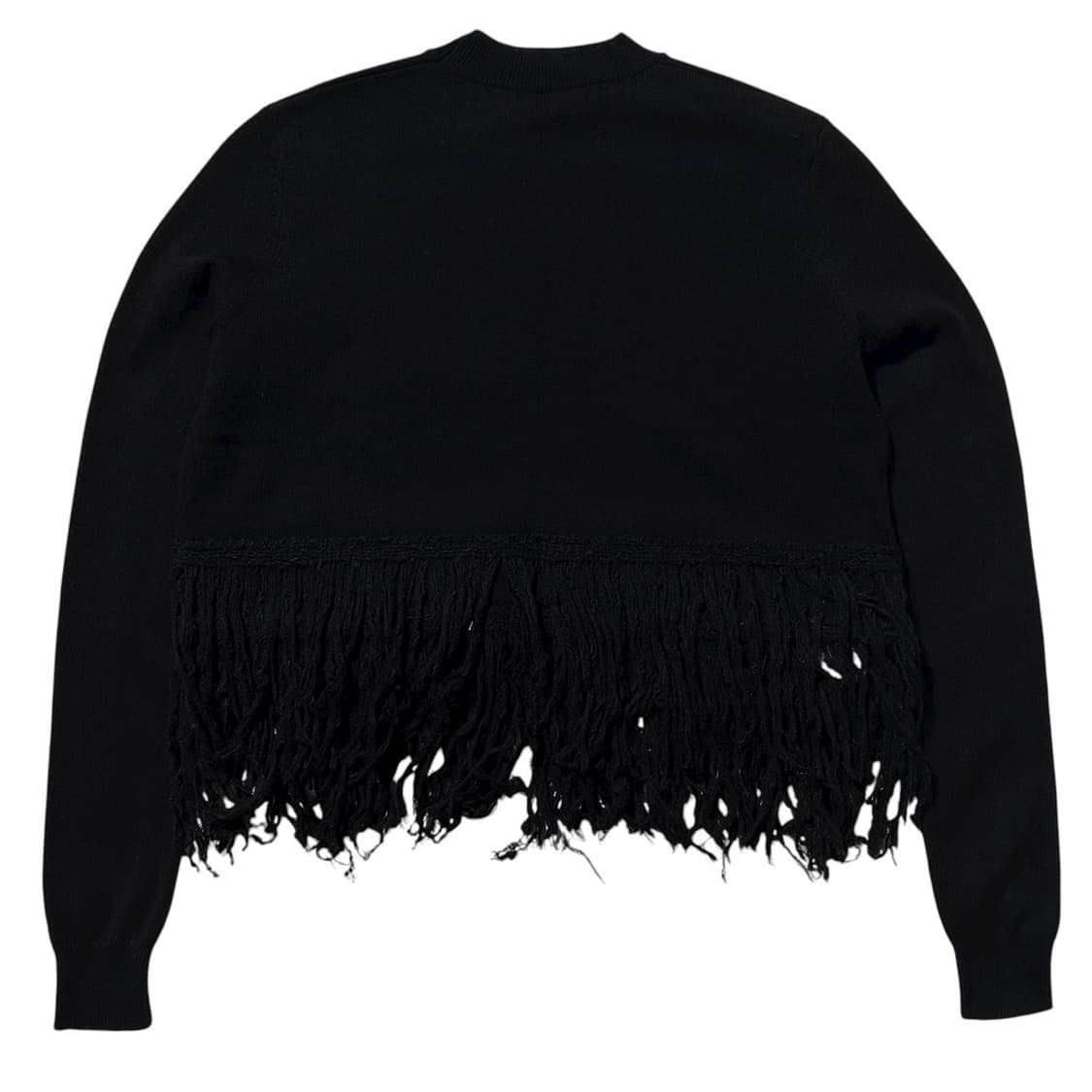 (매장판) 알렉산더 맥퀸 Mcq 프린지 크롭 니트 블랙 상품이미지3