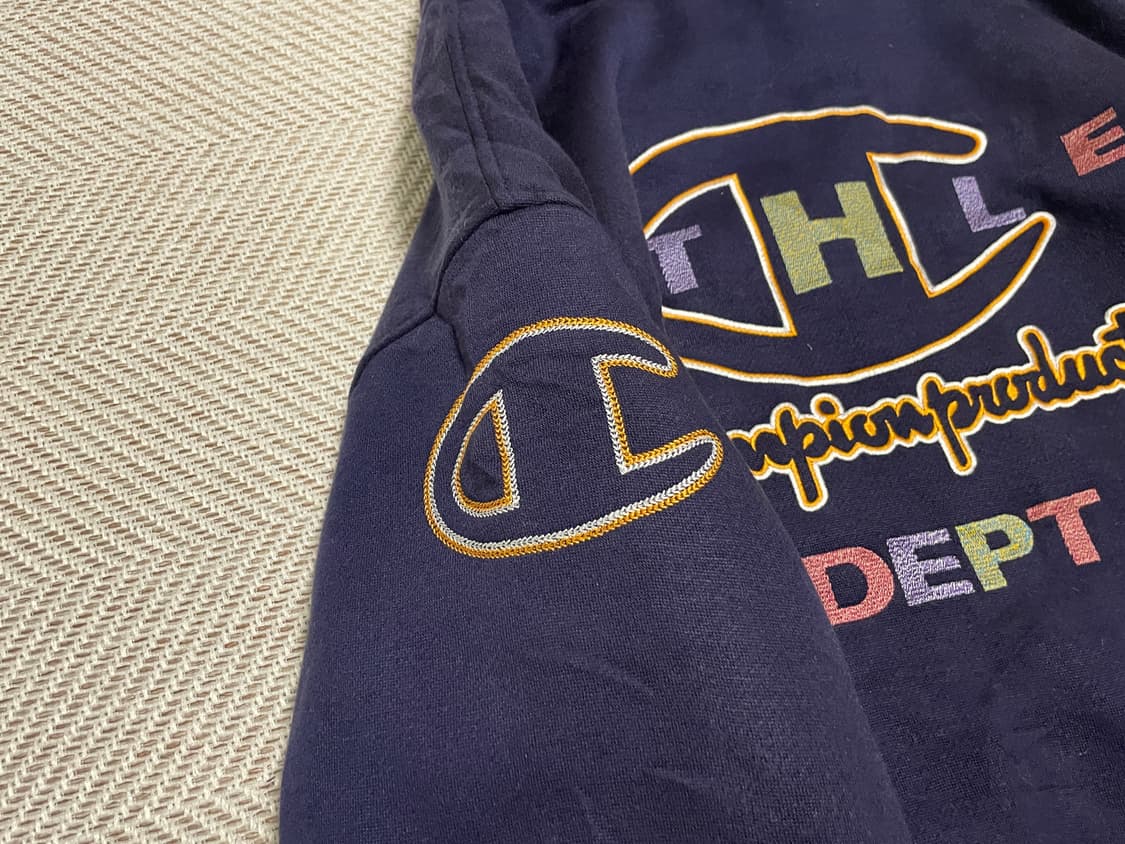 챔피온 컬리지 로고 자수 후드 집업 J03273 상품이미지3