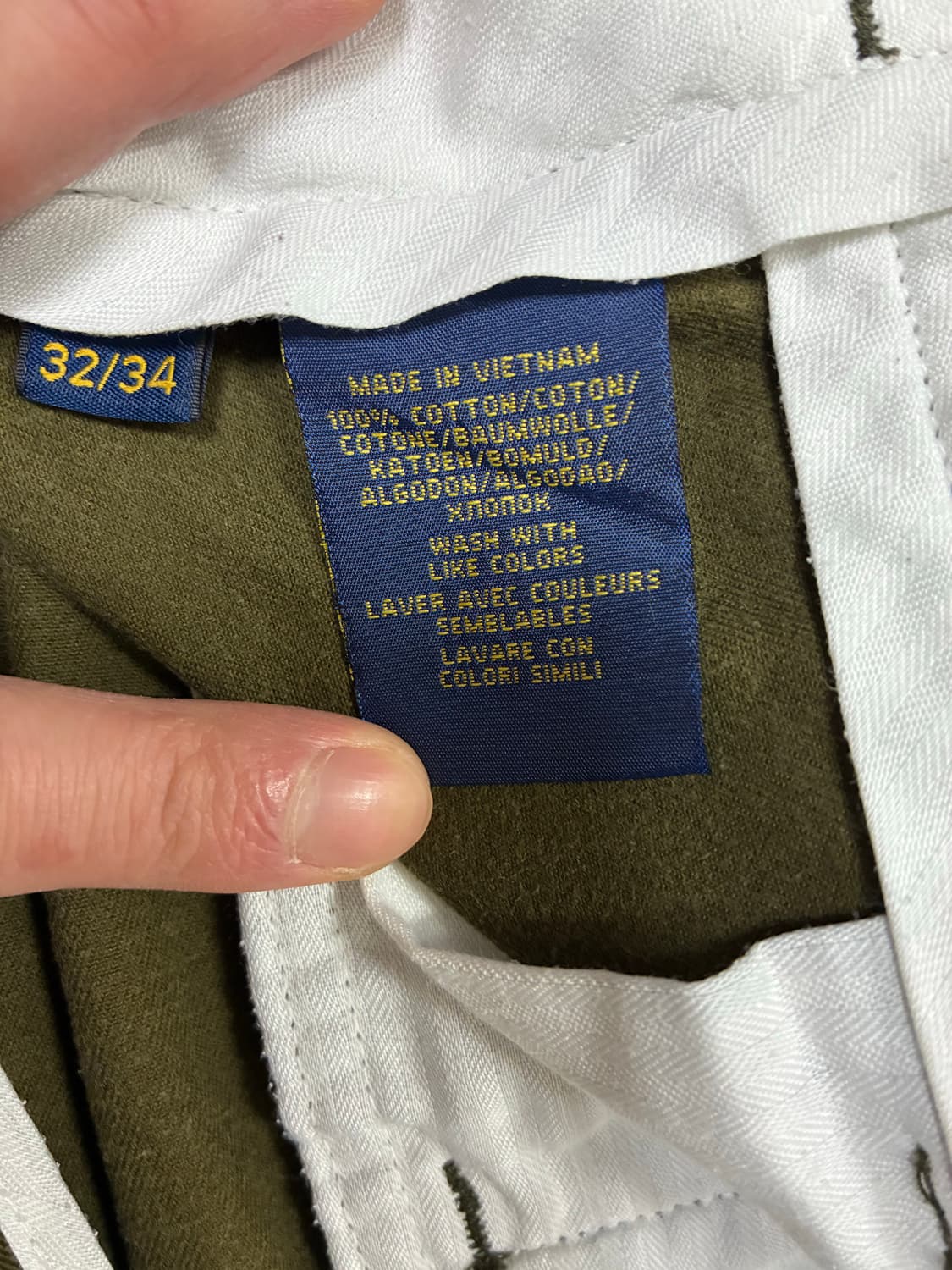 폴로 랄프로렌 치노팬츠 카키 32/34 상품이미지4