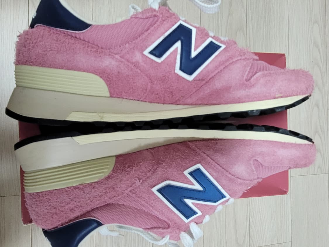 [300] <상태최상> 뉴발란스x에임레온도르1300 더스티핑크 상품이미지5