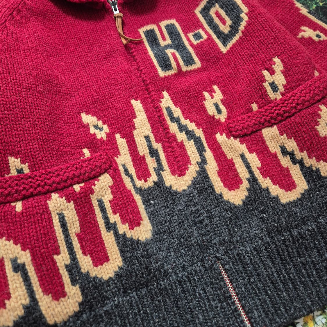 Harley davidson 할리데이비슨 불꽃 코위찬 성인M 상품이미지3