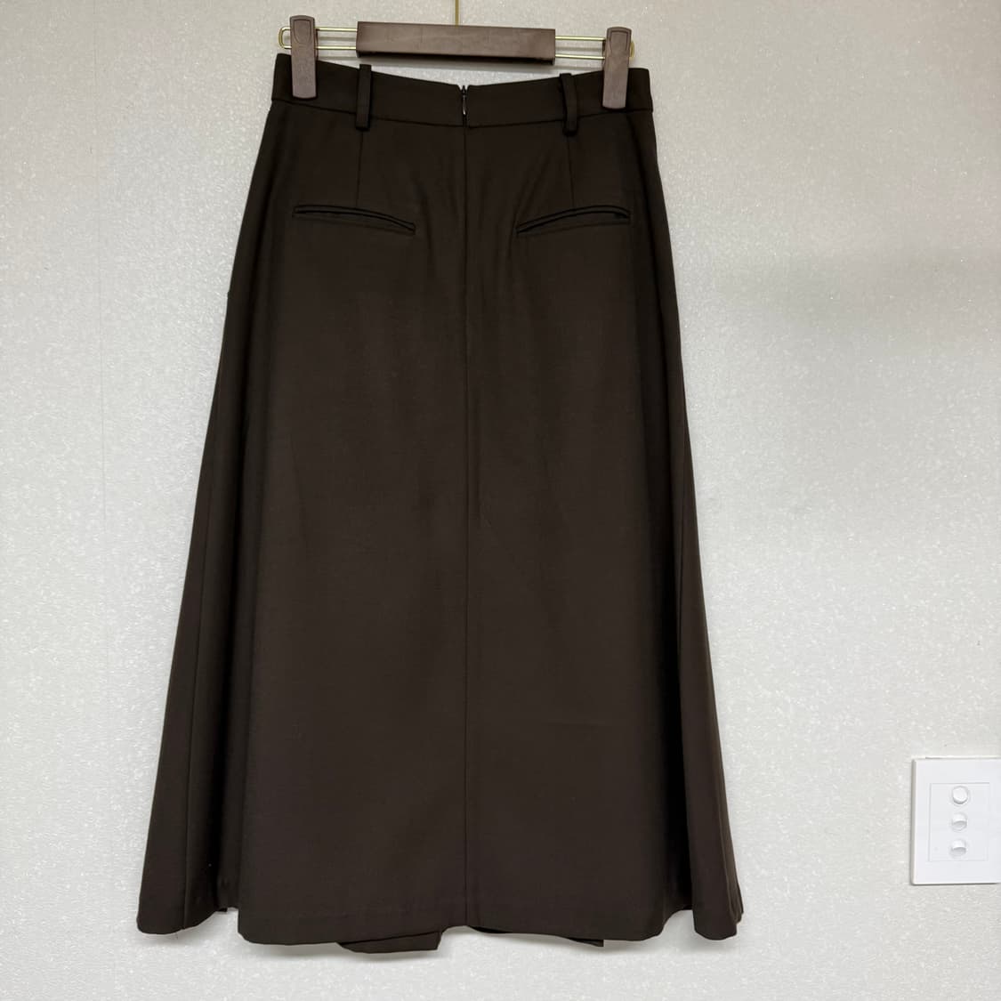 아우브아워 플리츠스커트(브라운,1사이즈) 상품이미지7