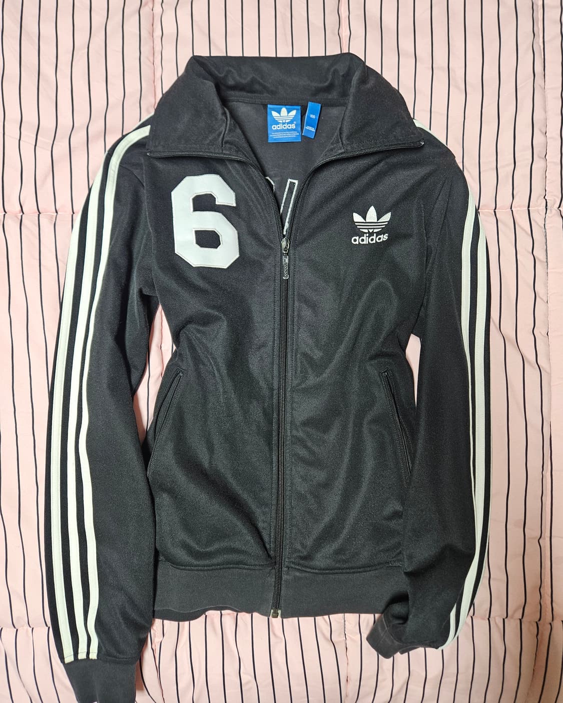 아디다스 파이어버드 져지 집업 트랙탑 블랙 y2k 상품이미지1