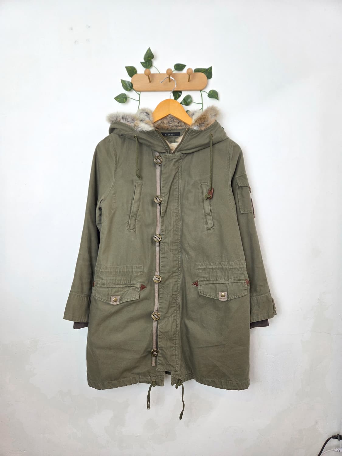 너드 뽀글이 내피 야상 상품이미지1