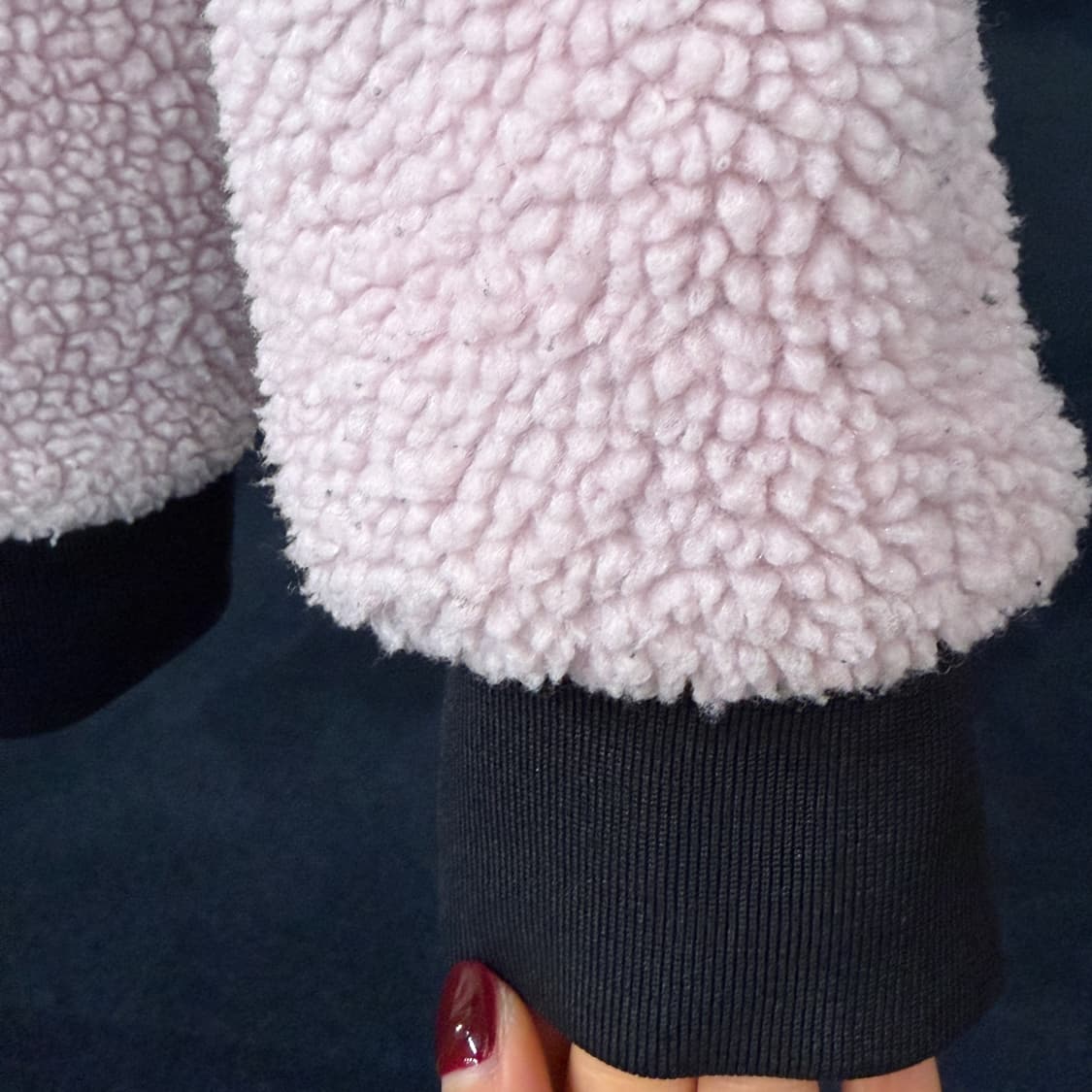 [M] 나이키 빅스우시 후리스 바람막이 블랙핑크 상품이미지4