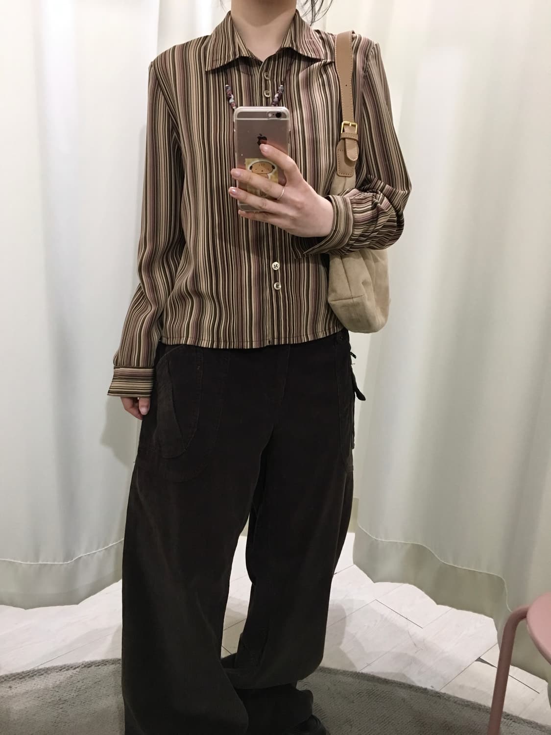 ramlossa y2k stripe shirt 상품이미지6