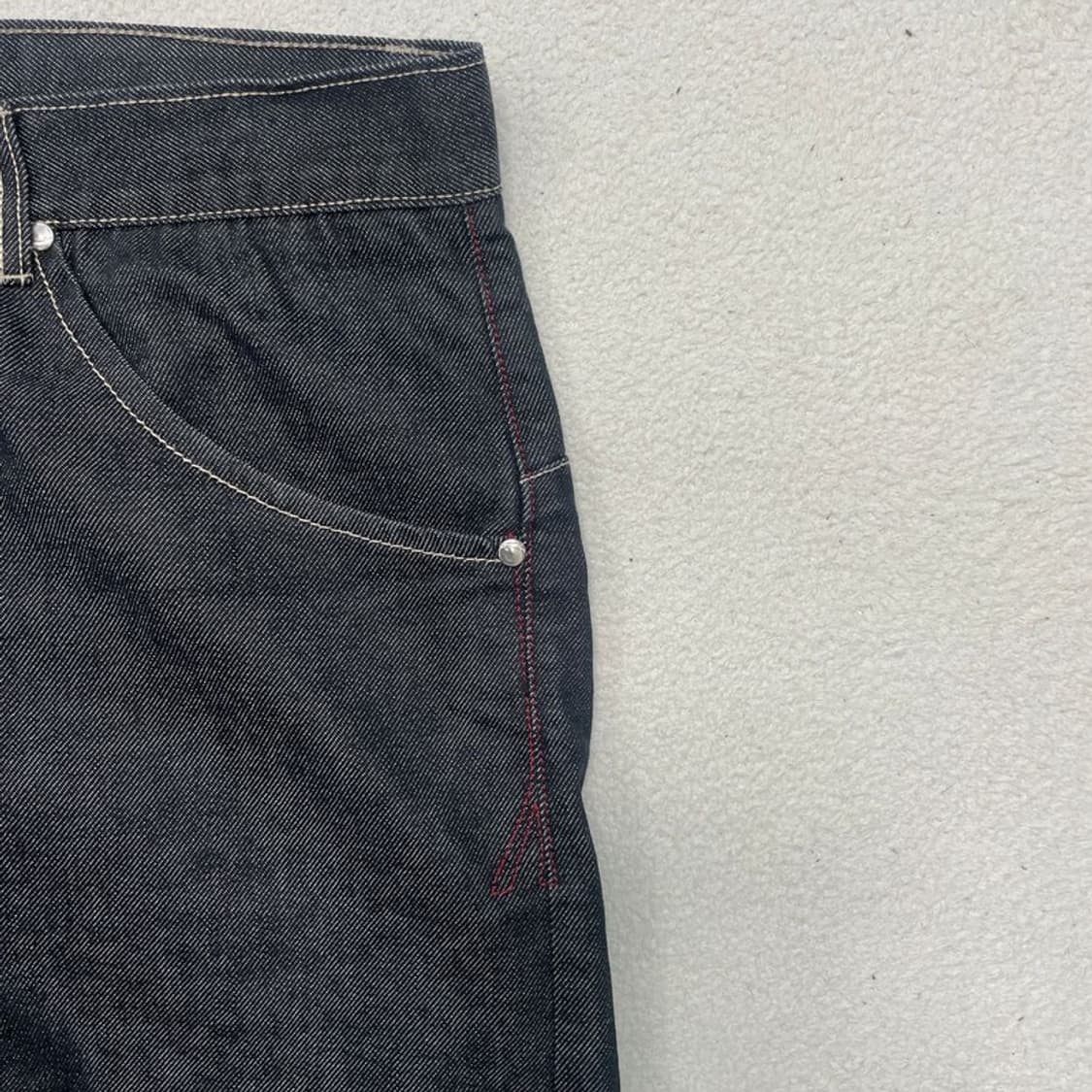 LEVI'S 엔지니어드진 흑청 스트레이트 데님 (32) 상품이미지3