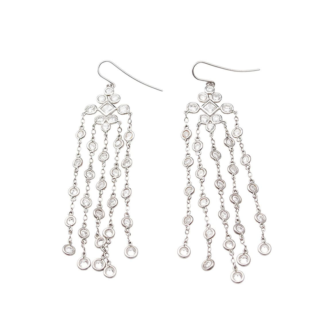 크리스탈 샹들리에 925실버 귀걸이 상품이미지2