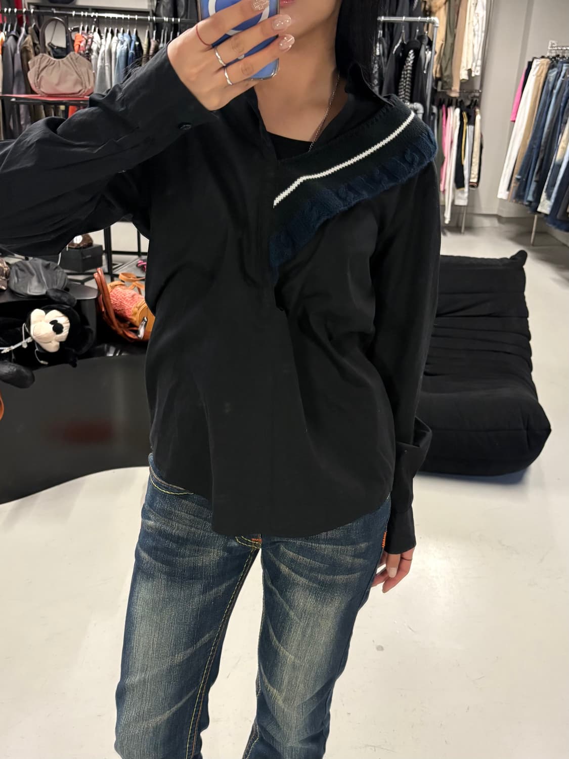 FACETASM knit strap shirt 상품이미지1