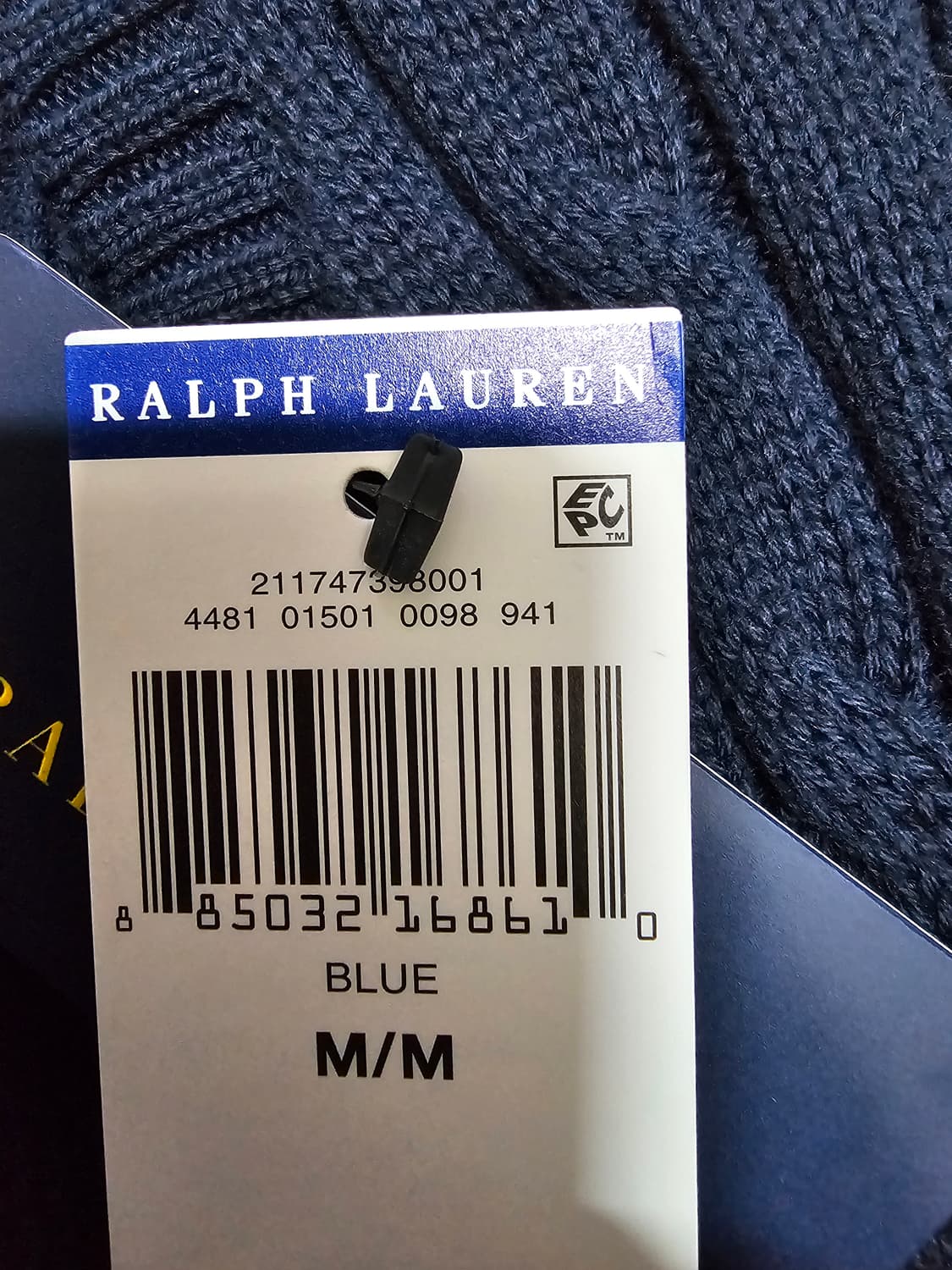 랄프로렌 코리아정품 (백화점판) 꽈배기니트 M 최신상 상품이미지6