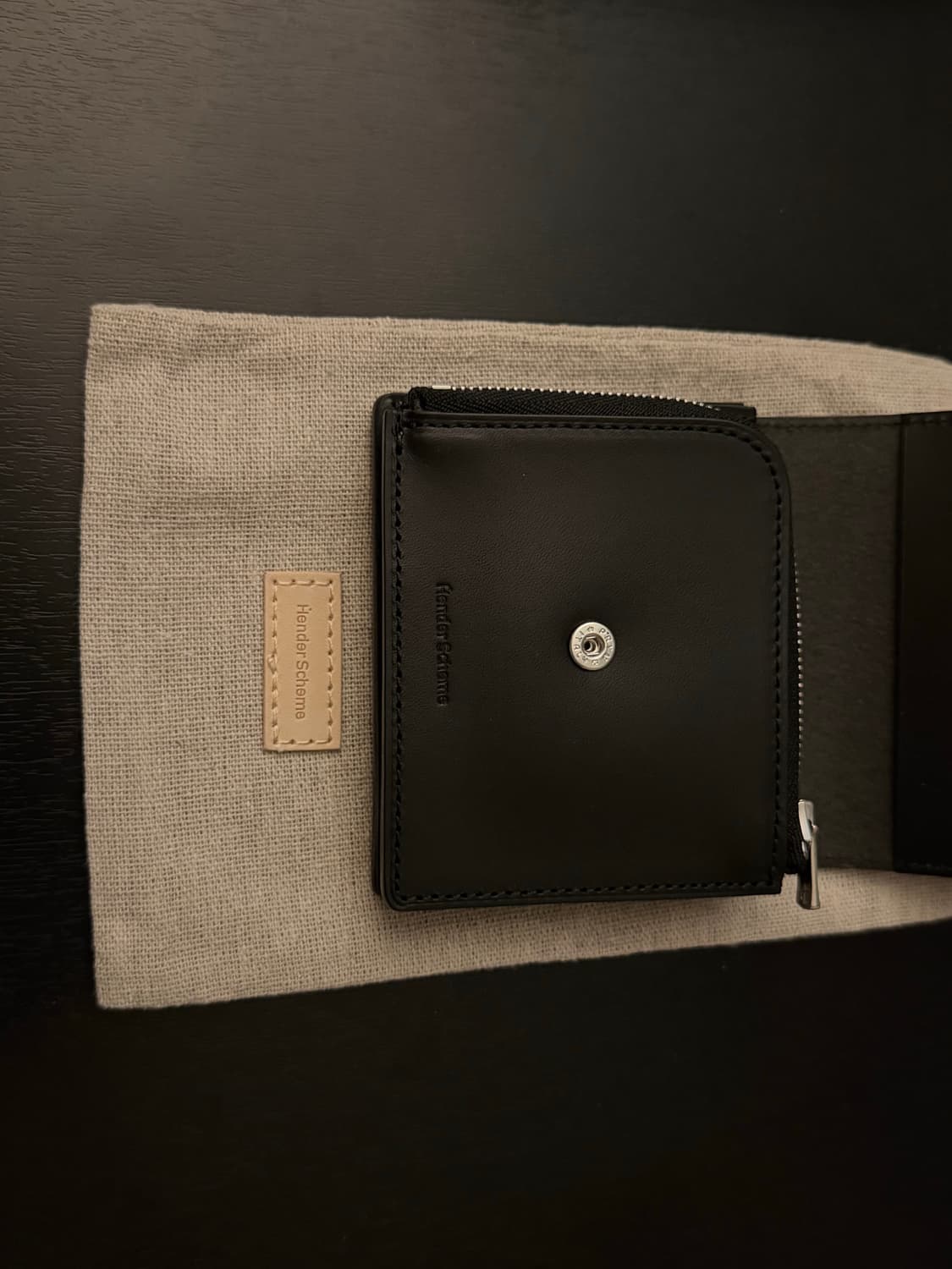 핸더스킴 빌폴드 지갑(billfold)블랙 새상품 상품이미지5