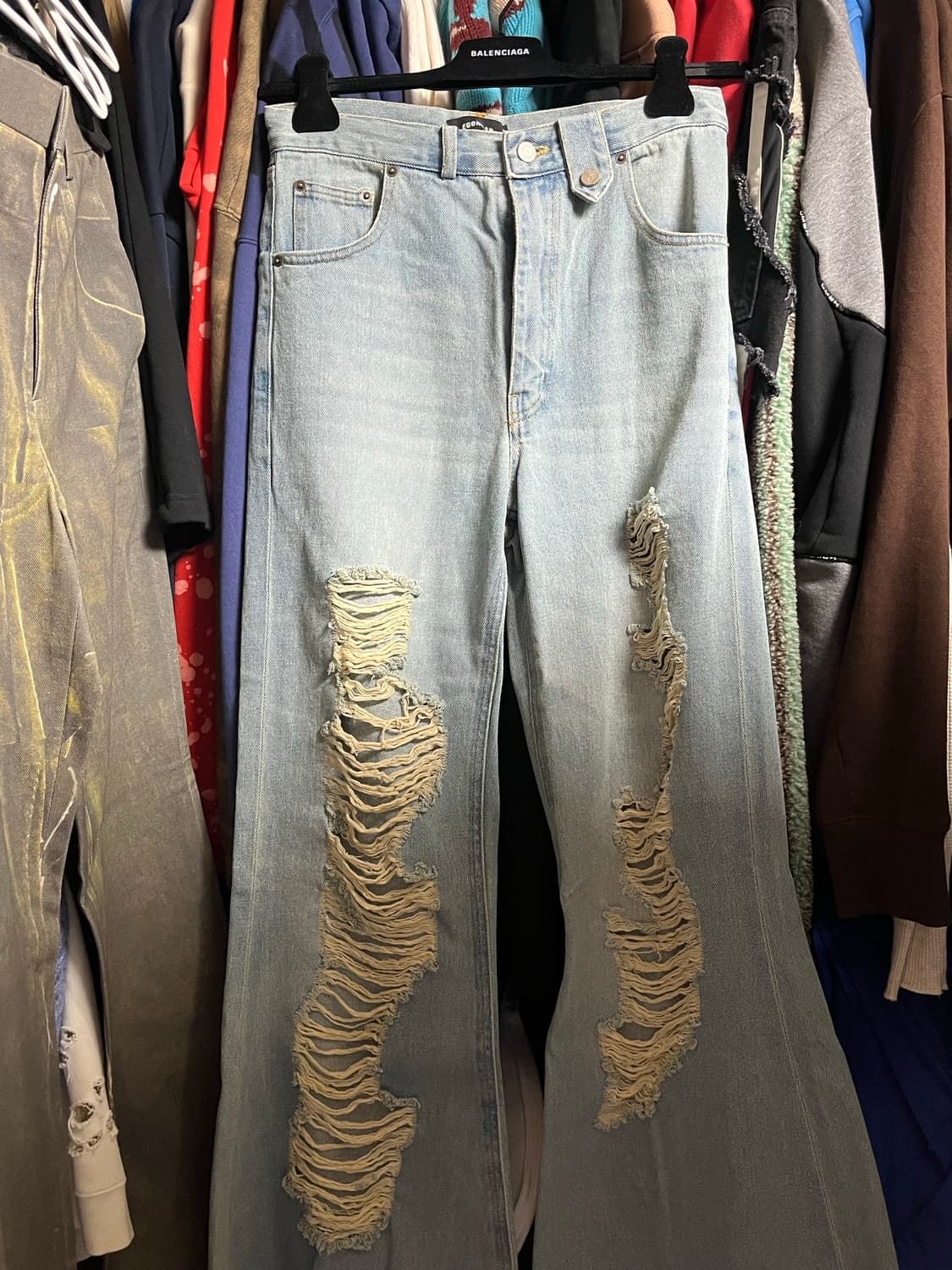 Egonlab destroyed flare denim pants 상품이미지2
