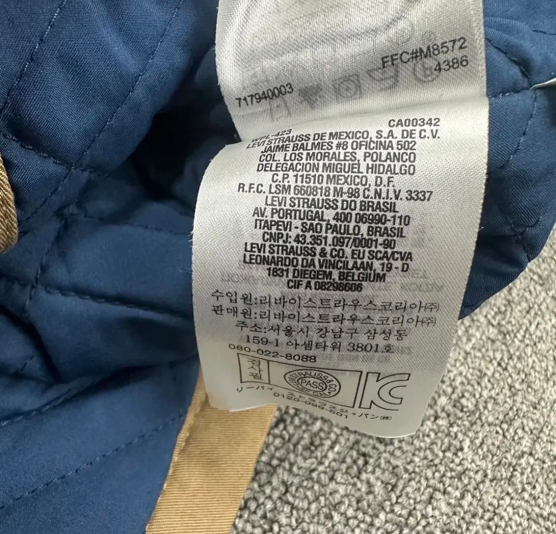 리바이스 코튼 패딩 자켓 상품이미지6