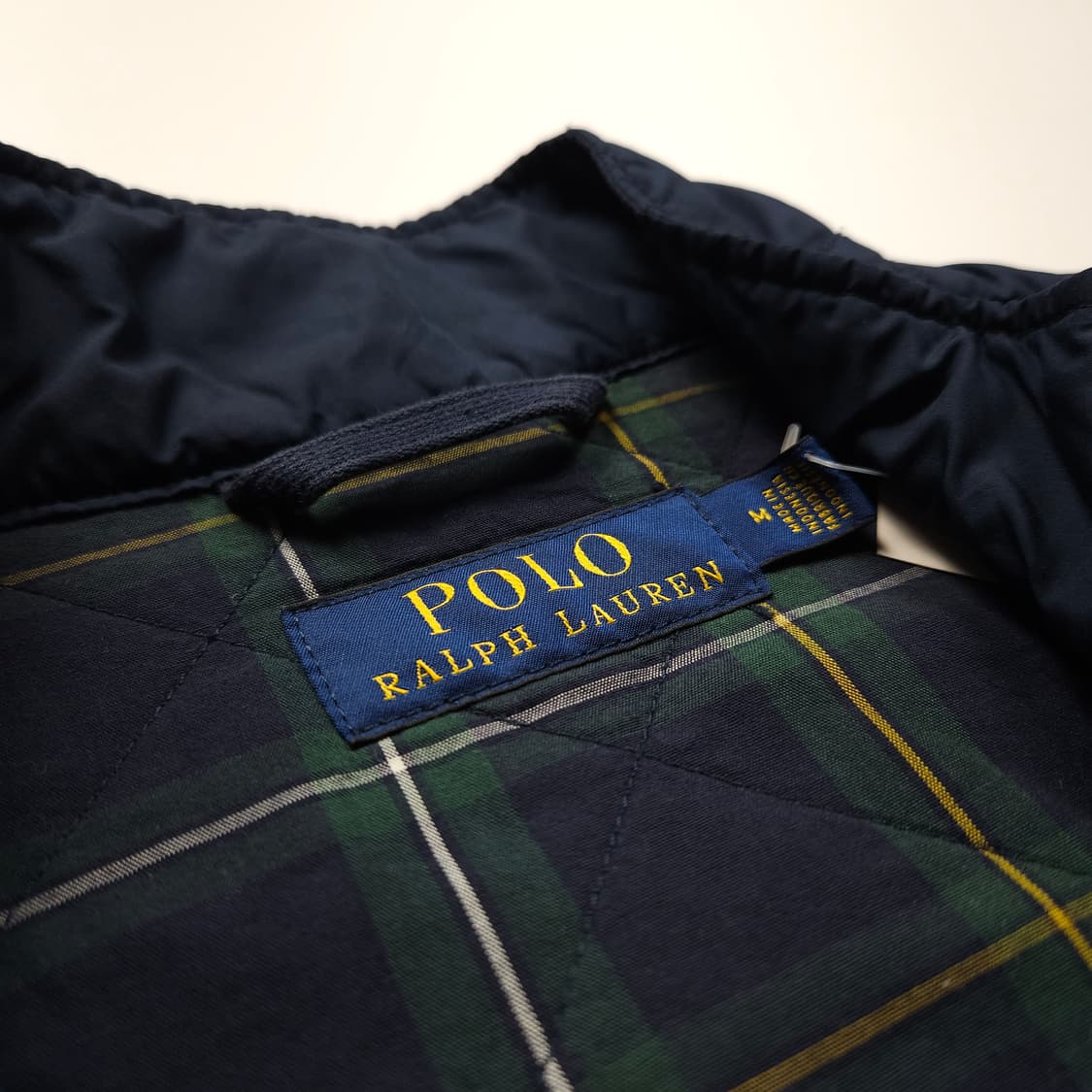 폴로 랄프로렌 신형 포니 로고 퀼팅 자켓 네이비 (M) 상품이미지7