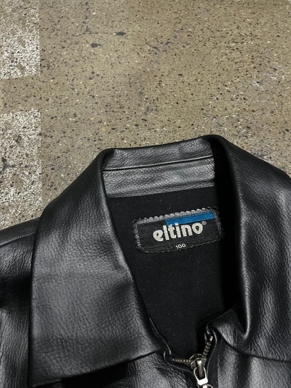 eltino 소가죽 싱글 집업 자켓 100 상품이미지4