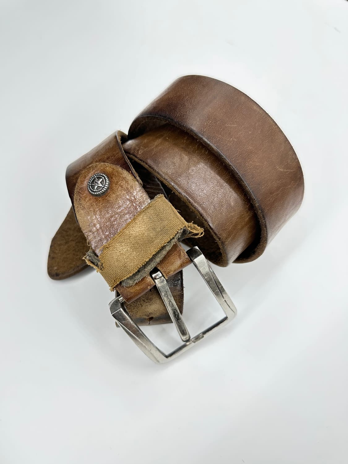 NONE vintage leather belt 상품이미지3