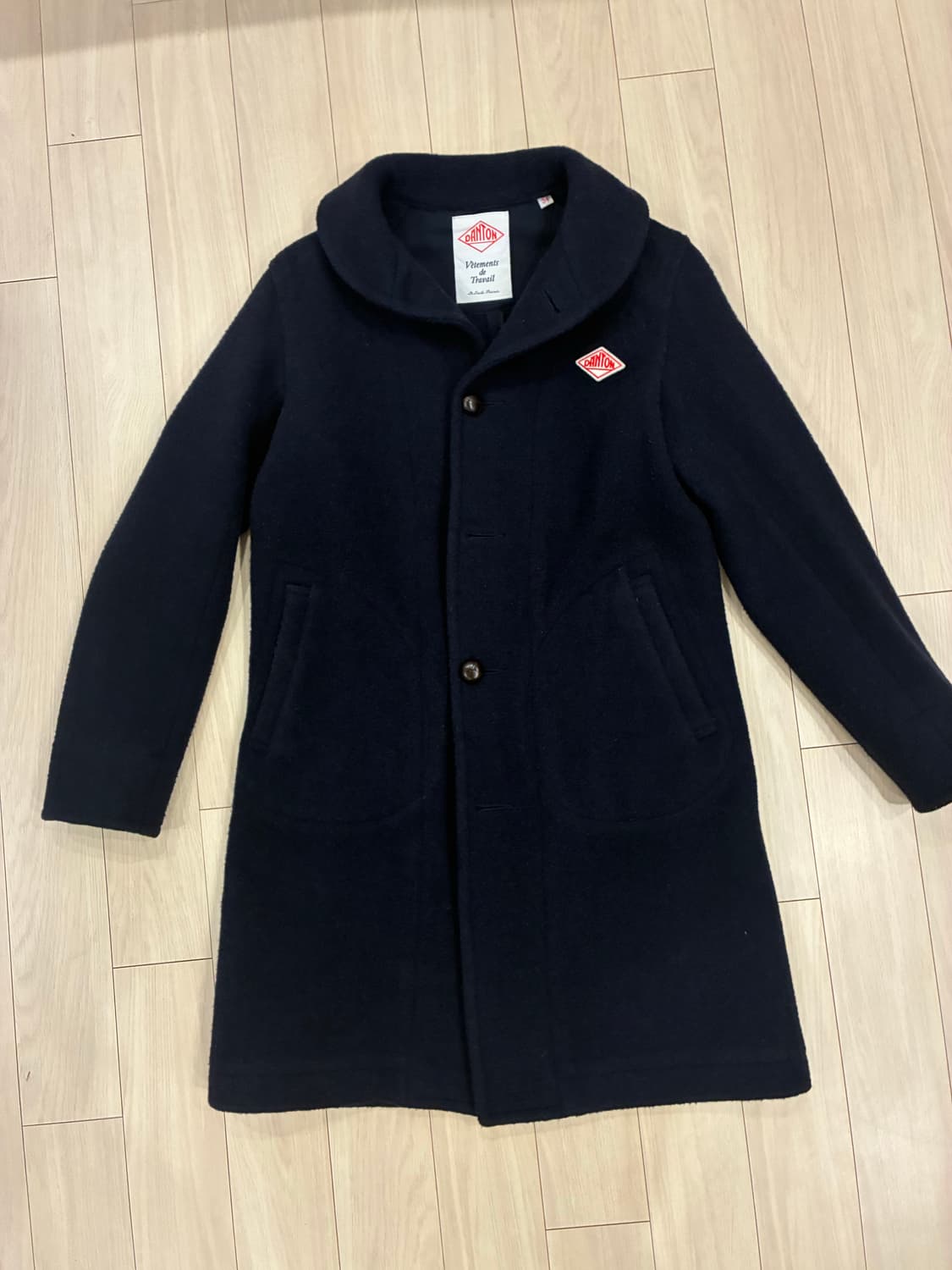 Danton 울혼방코트 34 사이즈 상품이미지1