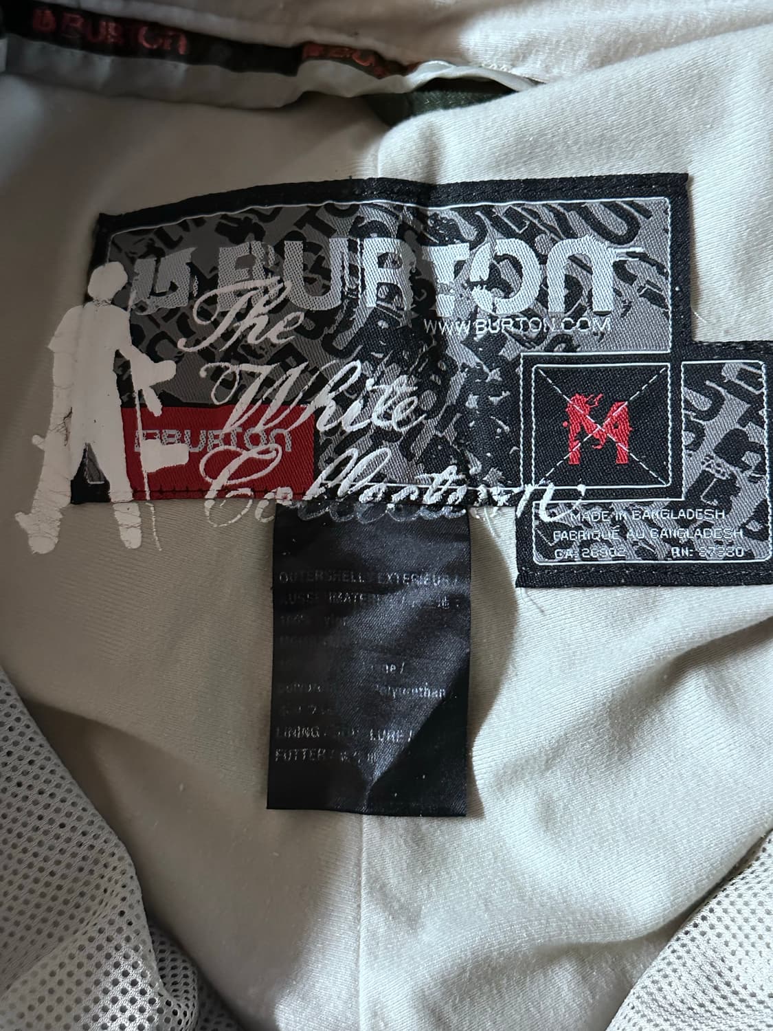 버튼 The White Collection  스노우보드 카고 팬츠 상품이미지9